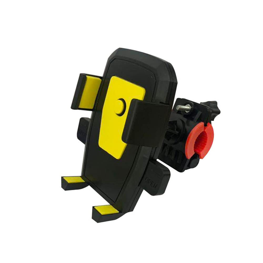 Adjustable Motorcycle Phone Mount - Universal Bicycle & Electric Bike Handlebar Holder for iPhone, Samsung - Perfect for Mountain, Scooter & Dirt Bikes - Commuting, GPS Navigation & Outdoor Adventures