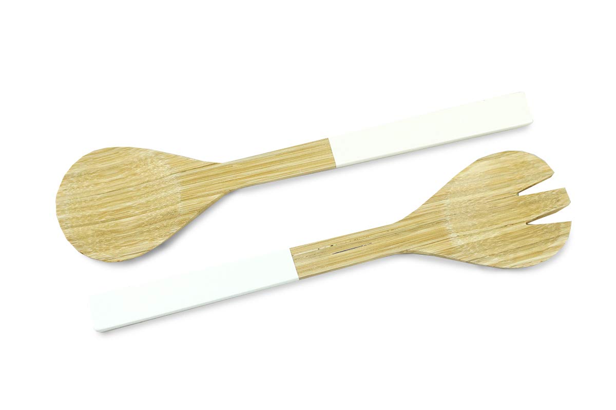 Bamboo Salad Serving Set - 12