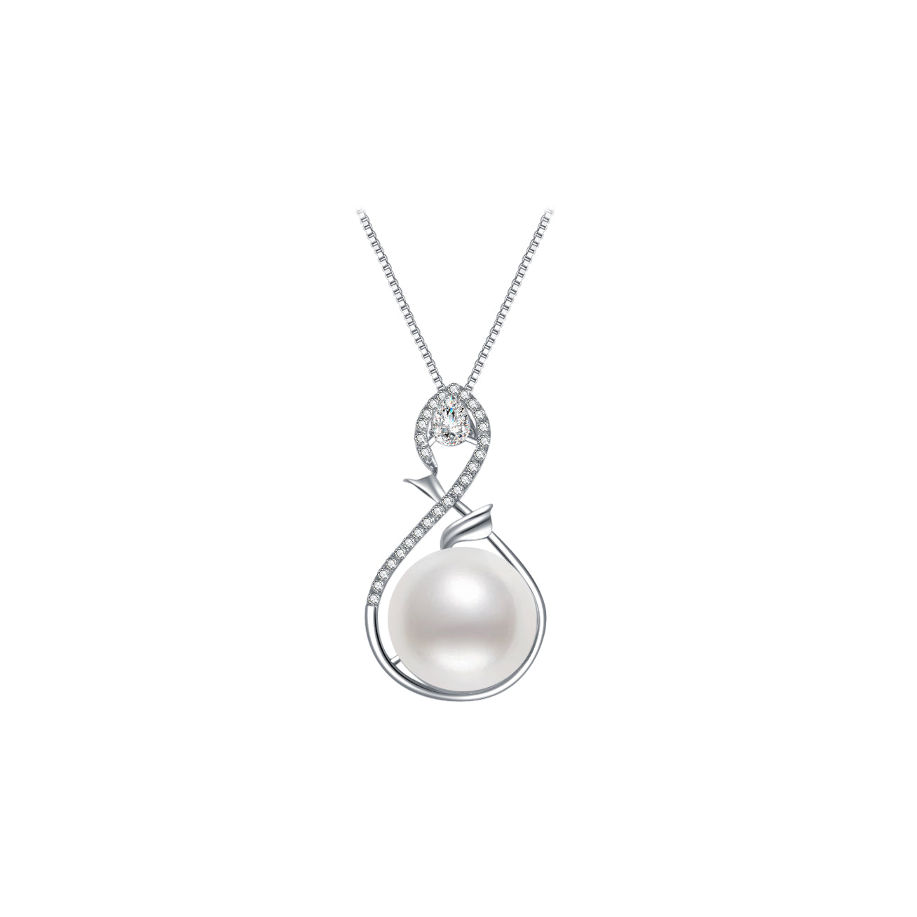 18K Solid Gold Australian White South Sea Pearl Necklace - Elegant Pearl Jewelry for Women, Perfect for Weddings, Anniversaries & Special Occasions (KN00037)