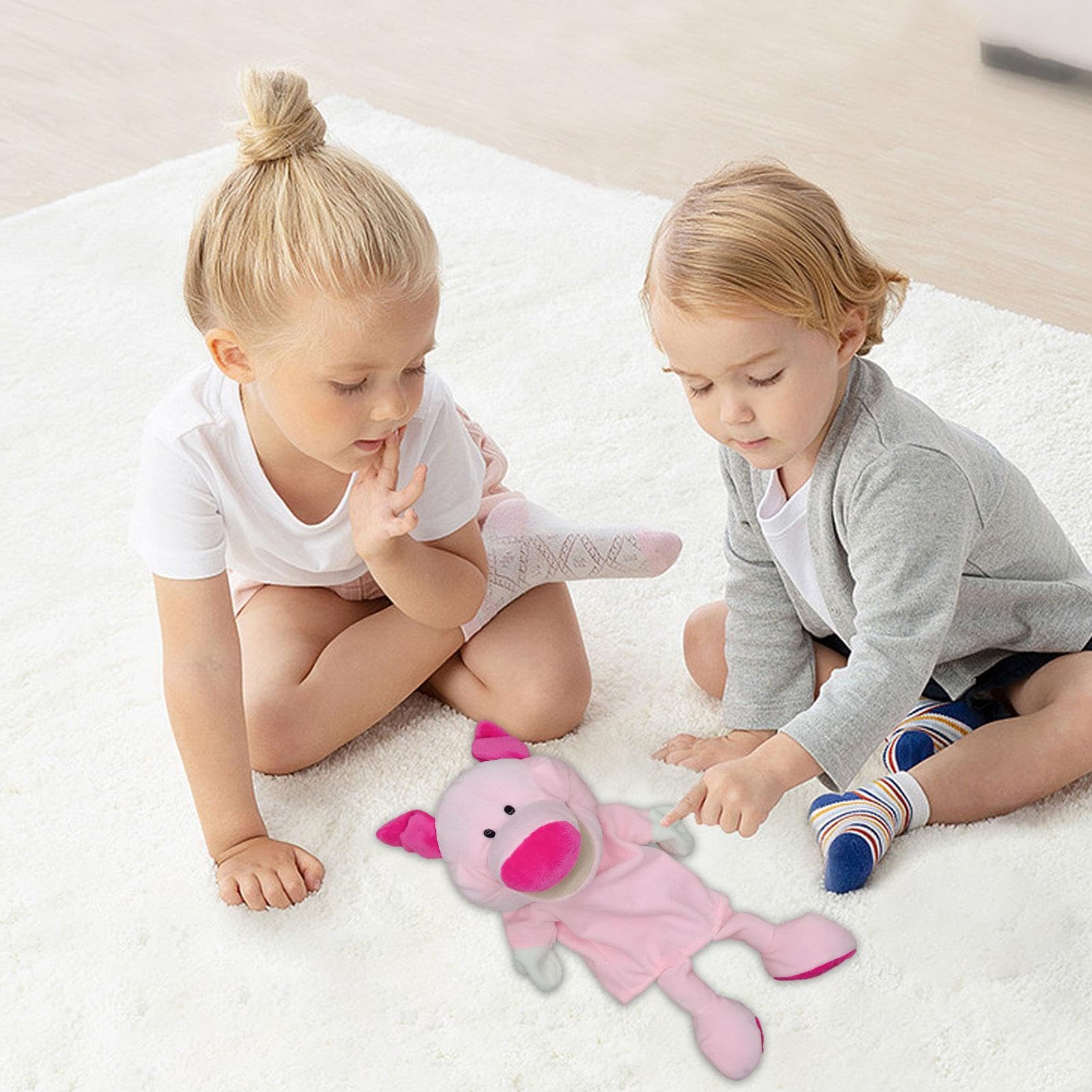 GKUMGWO Animal Hand Puppets - Full Body Plush Puppets for Kids, Educational Role Play Toys, Storytelling, Preschool Teaching, Birthday Gifts (Perfect for Classroom Activities & Interactive Play)