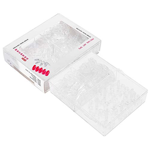 Clear Acrylic Nail Tip Display Stand - Professional Manicure Practice Tool for Nail Salons, Home Use & Nail Art Schools | Perfect for Nail Artists, Beginners & DIY Enthusiasts | Great for Organizing, Practicing & Showcasing Nail Designs