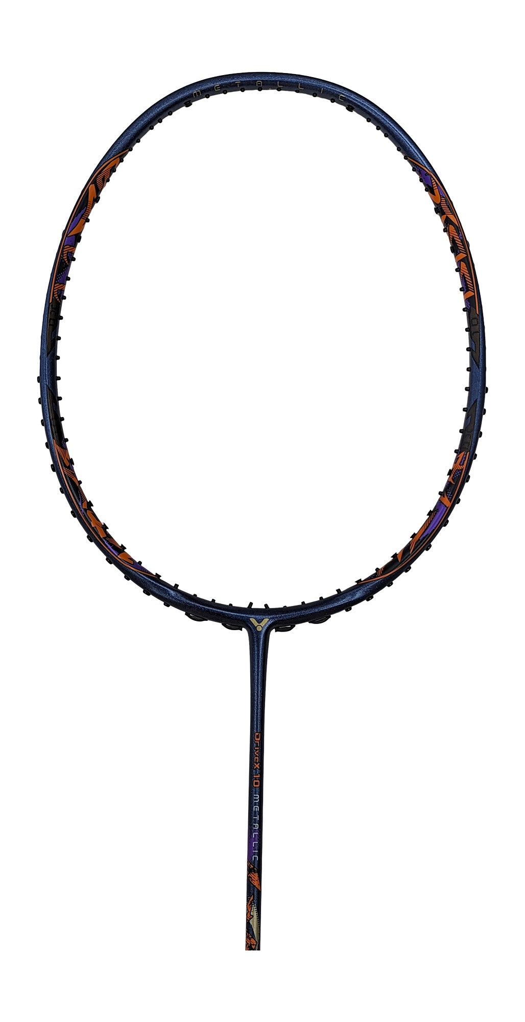 Victor DriveX 10X High-Performance Metallic Badminton Racket - Professional Tournament Grade Shuttlecock Racket for Indoor/Outdoor Sports & Training