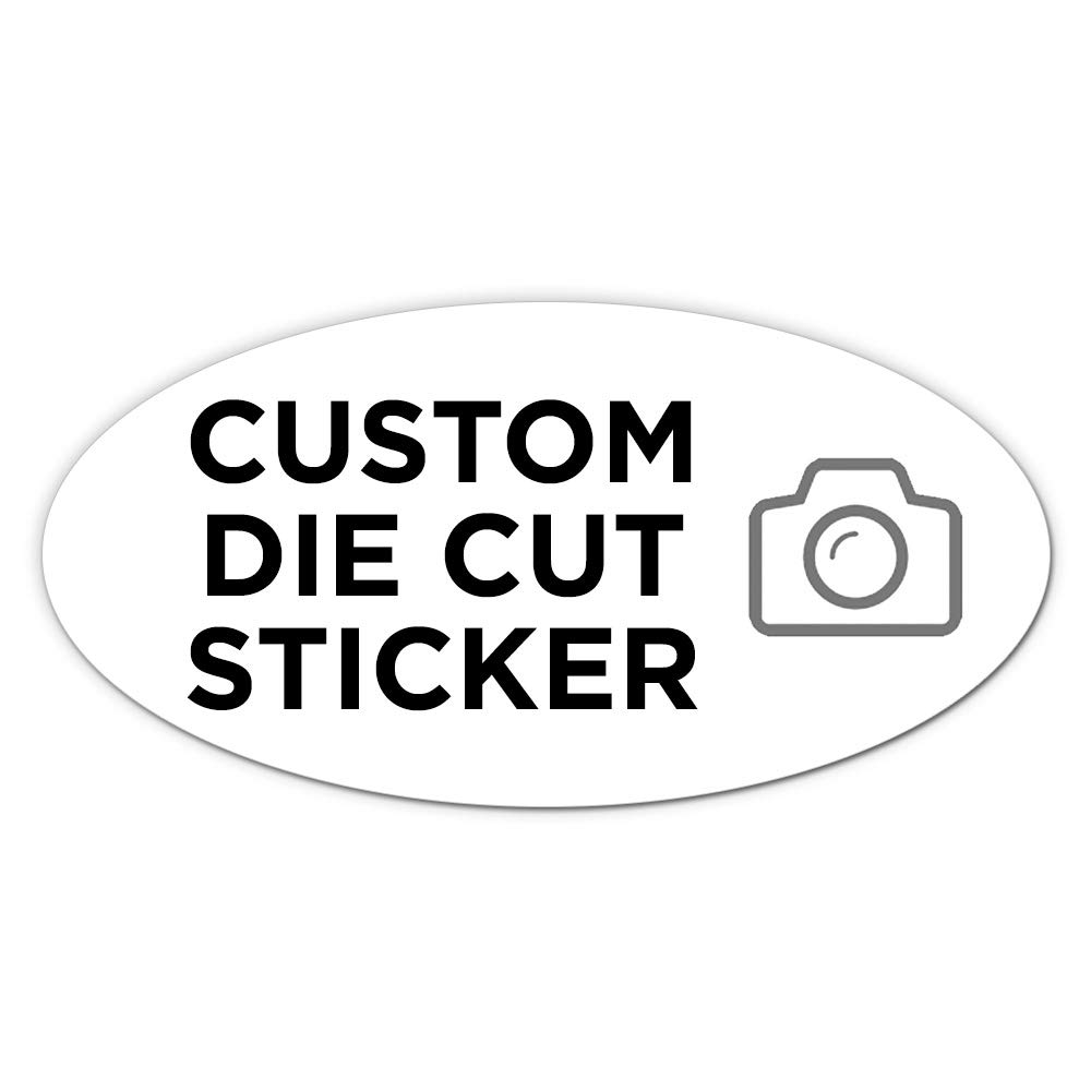 Custom Die-Cut Oval Stickers 4