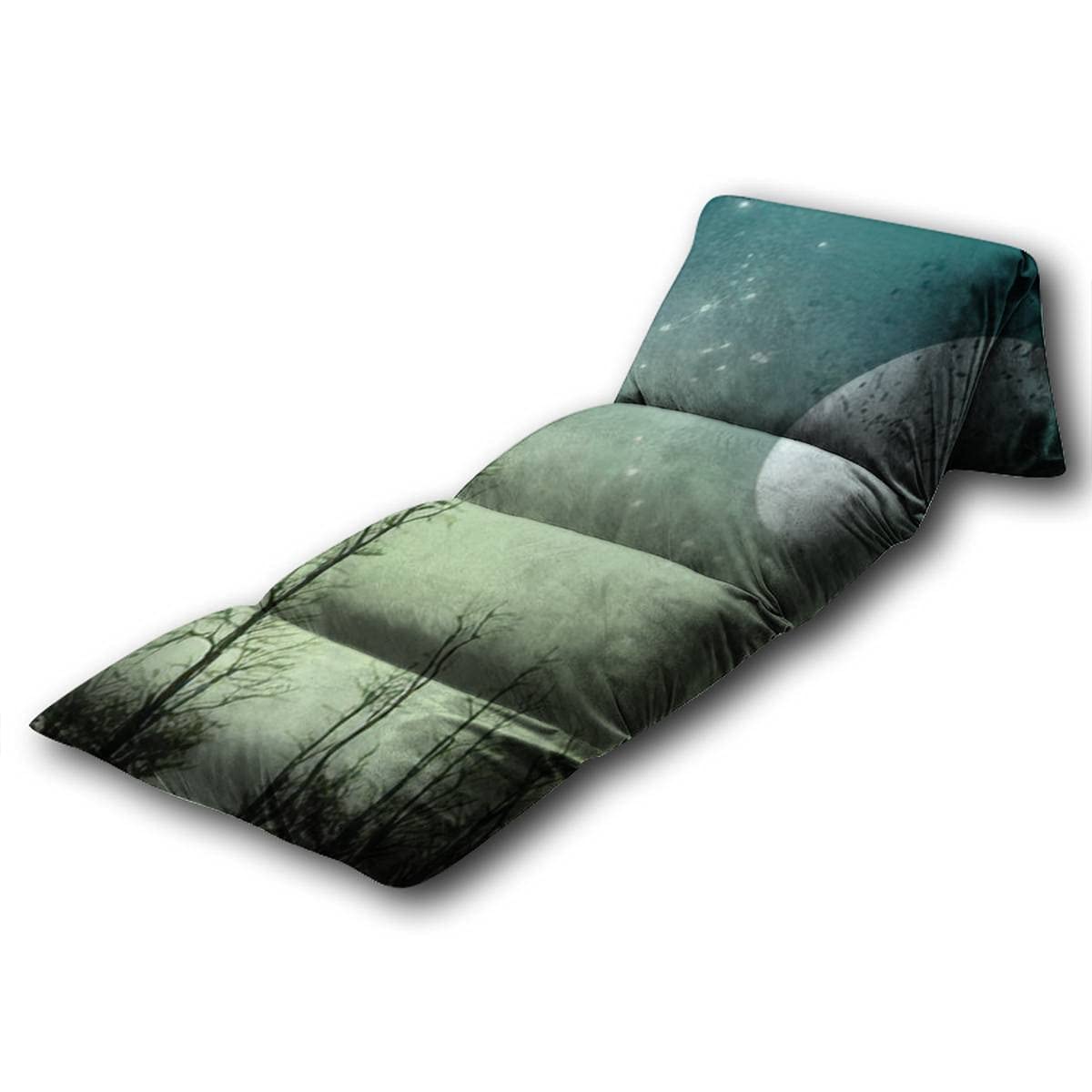 Kids Floor Pillow - Dark Forest Fantasy Landscape Floor Cushion for Reading & Playing Games | Soft Play Mat for Slumber Parties & Sleepovers | Comfortable Pillow Bed for Children's Room Decor & Relaxation