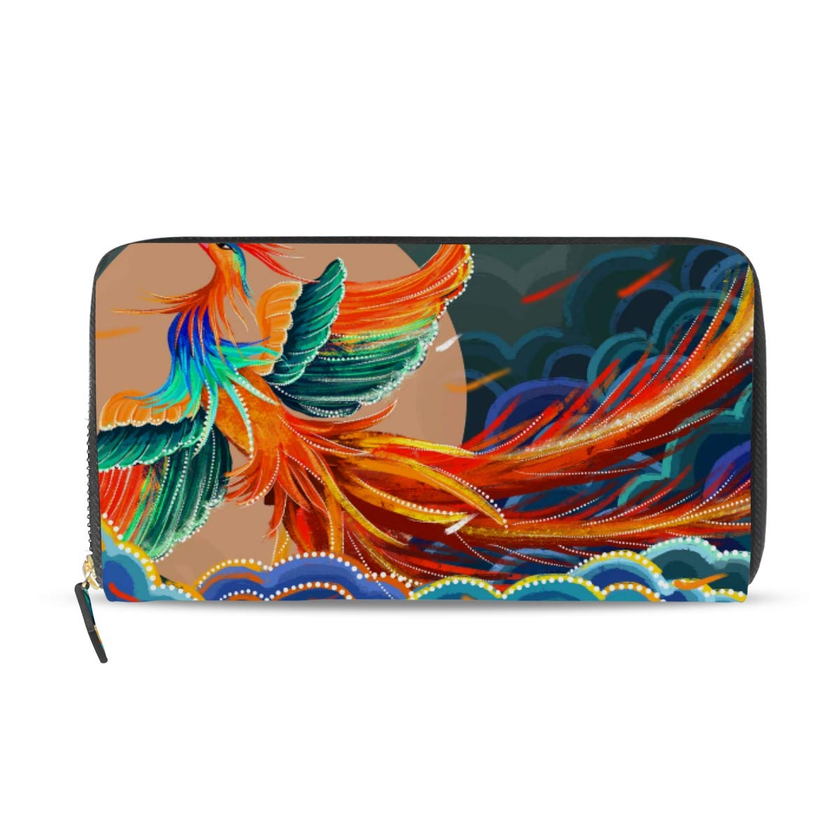 AGONA Women's PU Leather Zip Around Wallet with Card Holder & Phone Pocket - Stylish Long Clutch Purse for Women & Girls - Perfect for Everyday Use, Travel, and Gifts