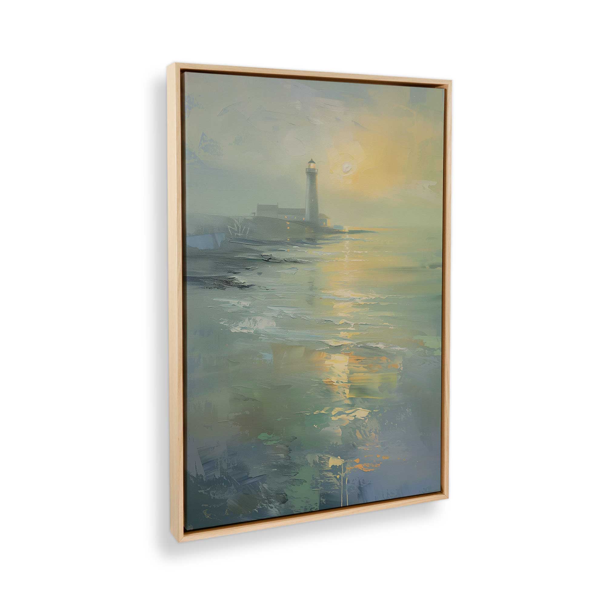 Guiding Light v2 Canvas Wall Art Print - Modern Home Decor for Living Room, Bedroom & Office