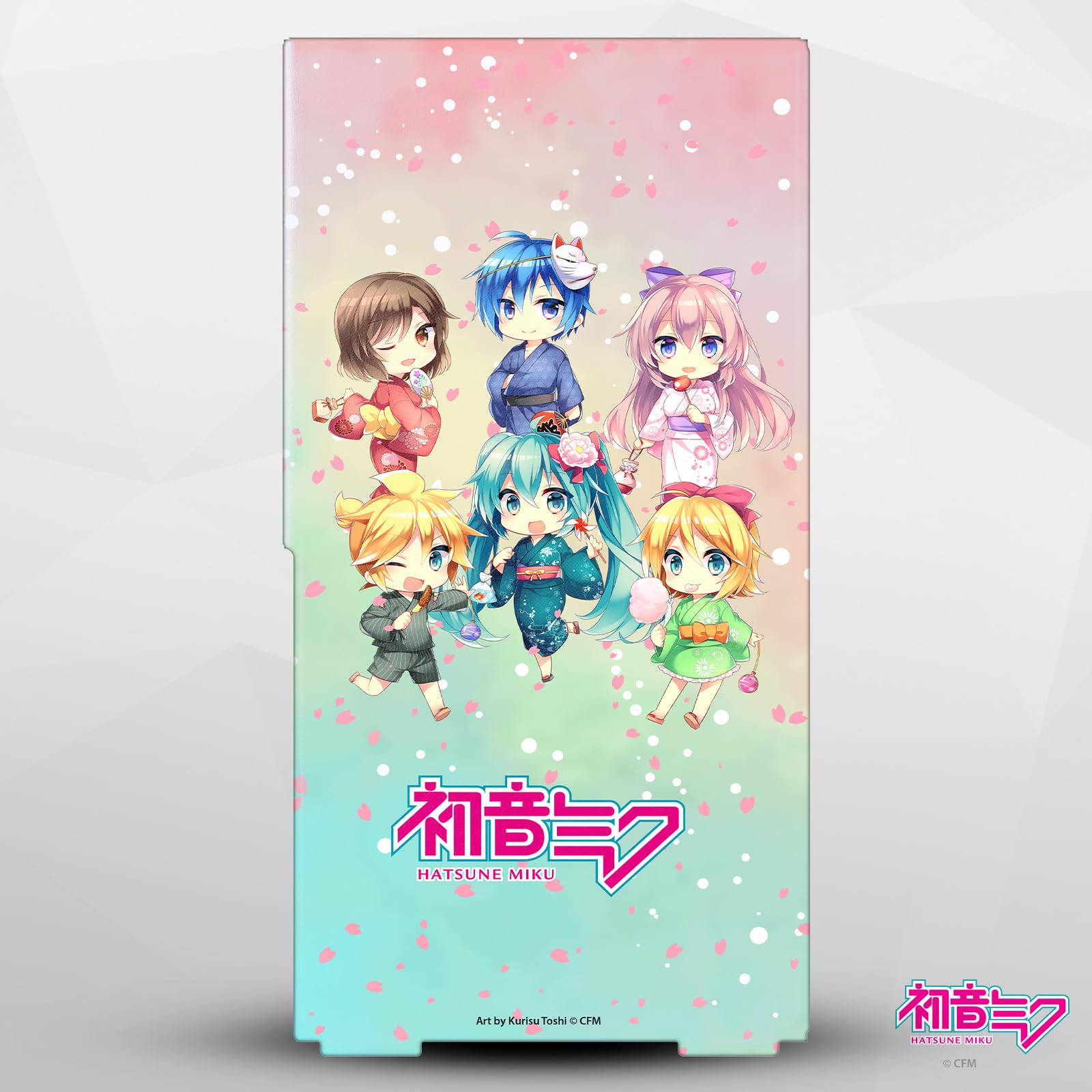 Official Hatsune Miku Character Graphics Console Wrap Compatible with Xbox Series X - Anime Gaming Skin for Xbox Series X Protection & Customization - Perfect for Gamers & Anime Fans