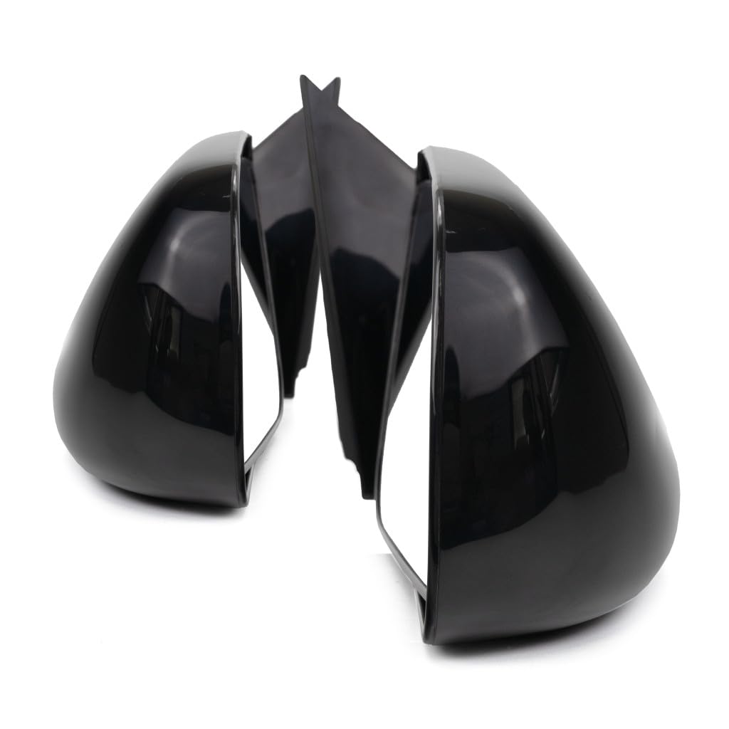 1999 Chevy K1500 Manual Folding Door Mirrors - Black Gloss Non-Heated Pair (Driver & Passenger Side) | GM1320140, GM1321140 | 15764759, 15764760 | Perfect for Truck Restoration & Off-Road Upgrades