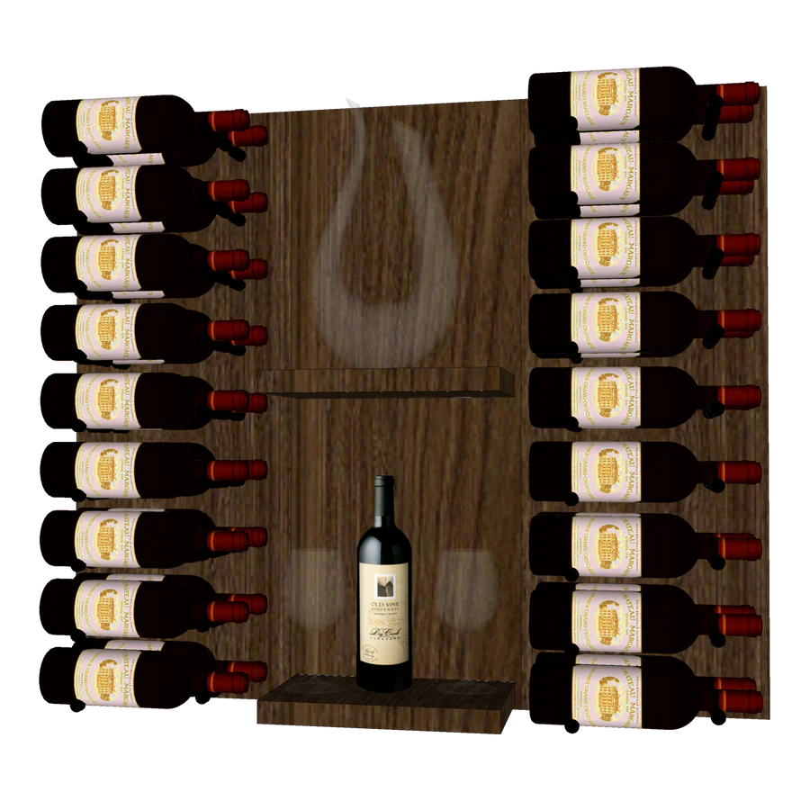 Blue Grouse THE WINE BAR MINI VINdustry Wine Wall - Premium Wine Storage Rack for Home Bars, Restaurants & Wine Cellars - Perfect for Displaying Wine Bottles in Style