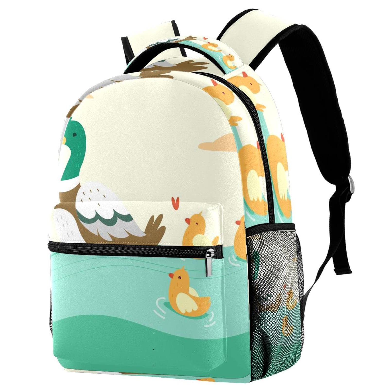 Cute Duck Backpack for Middle School Students - Waterproof Travel Backpack for School, College, Hiking & Daily Use