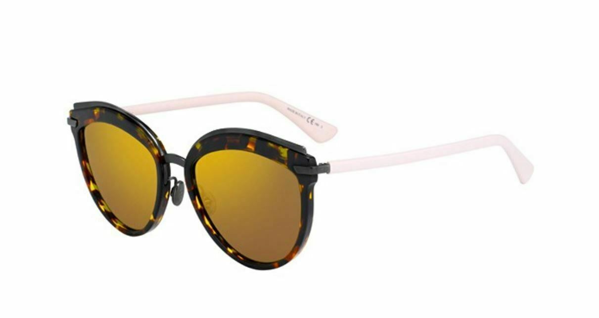 Christian Dior Dioroffset 2S 01K/83 Dark Havana Light Pink Sunglasses for Women - Luxury Designer Shades for Beach, Driving & Fashion Outfits
