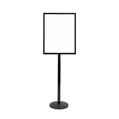 22x28 Poster Stand - Heavy Duty Steel Sign Holder with Top Load & Quick Change Slot - Perfect for Retail Displays, Trade Shows, and Restaurant Menu Boards