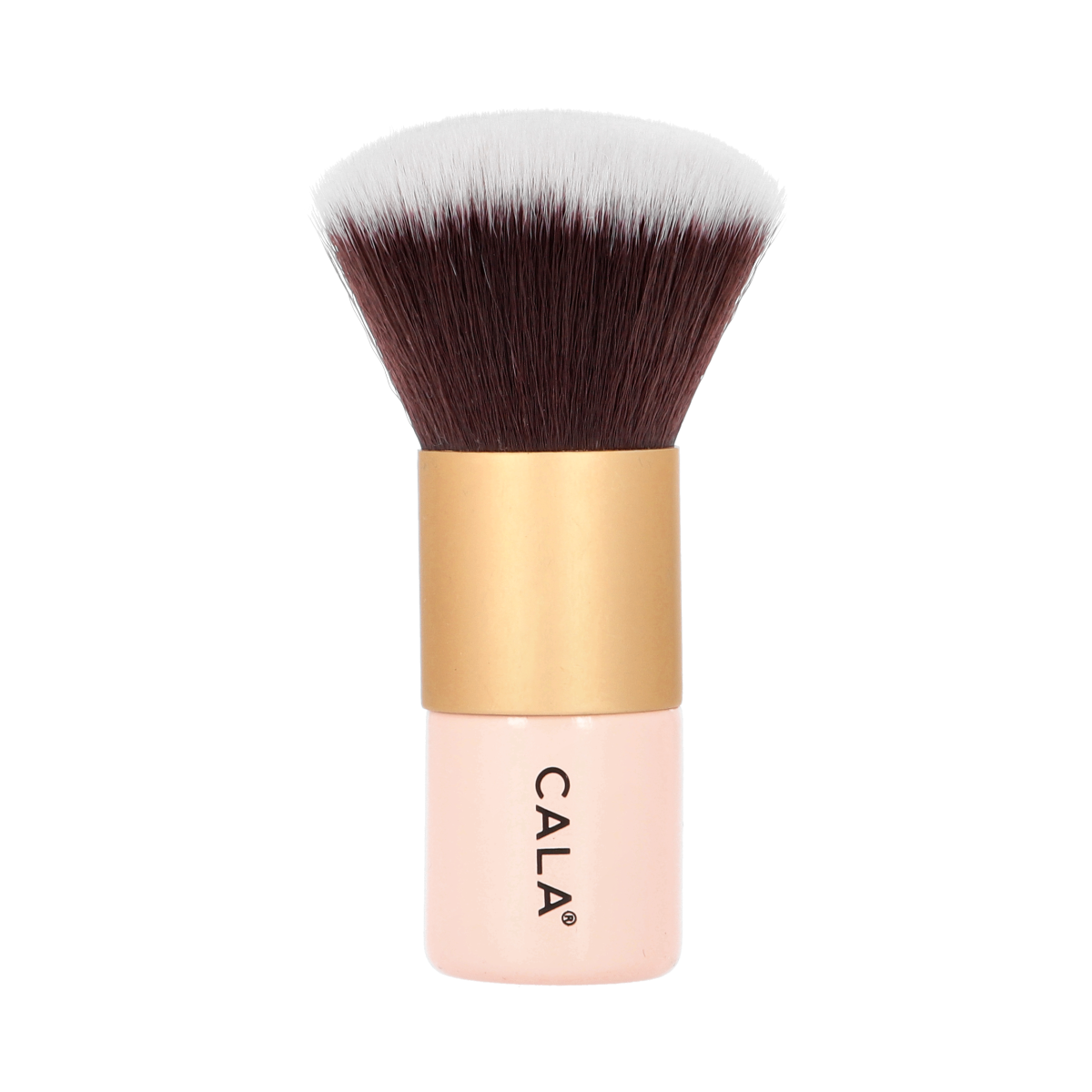 Premium Pink Kabuki Makeup Brush with Soft Sponge - Perfect for Flawless Foundation & Powder Application | Ideal for Professional & Everyday Makeup