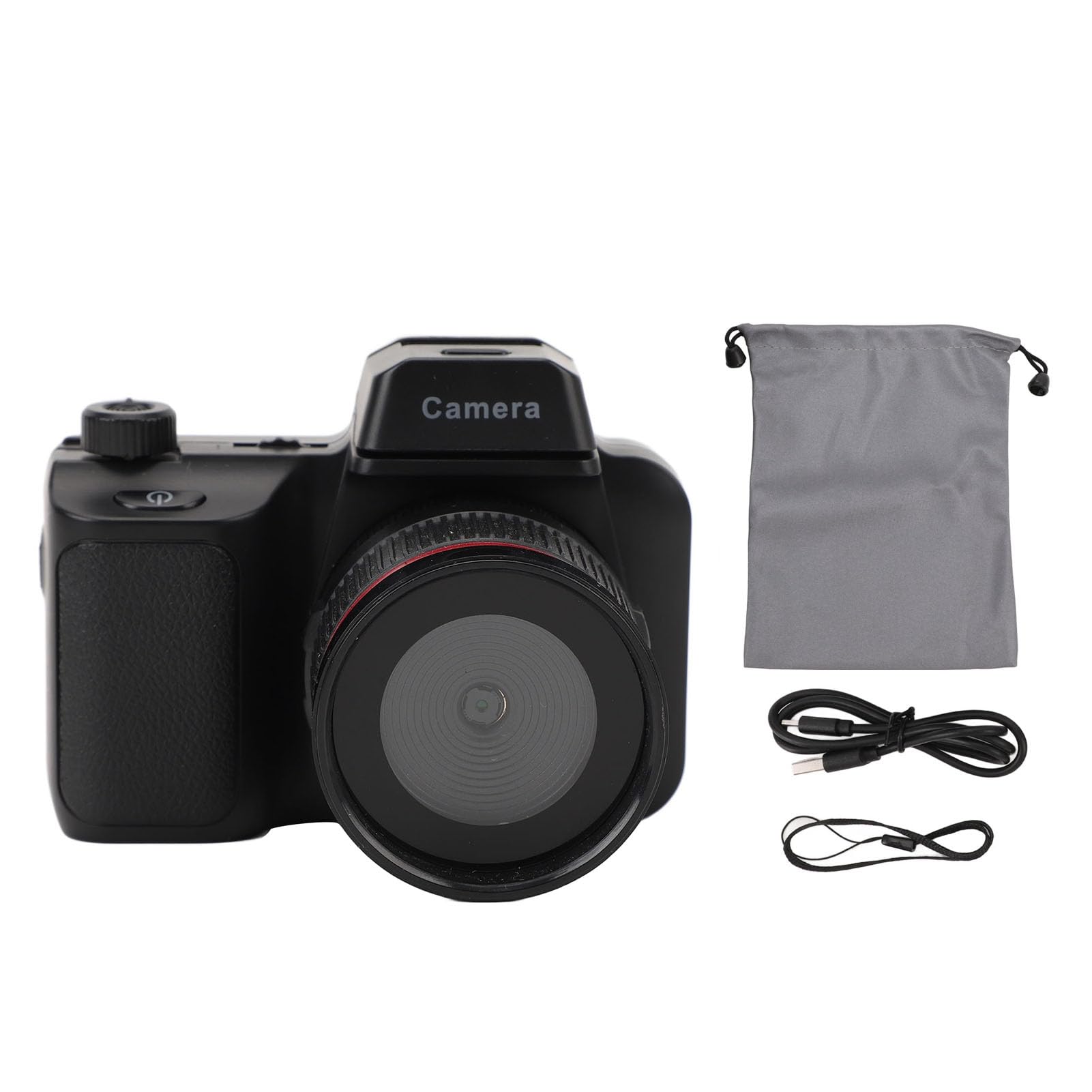 4K 50MP Digital Camera with 16x Zoom & Flip Screen - 1080P Video Recording, Built-in Fill Light - Portable Vlogging Camera for Travel, YouTube, and Family Moments