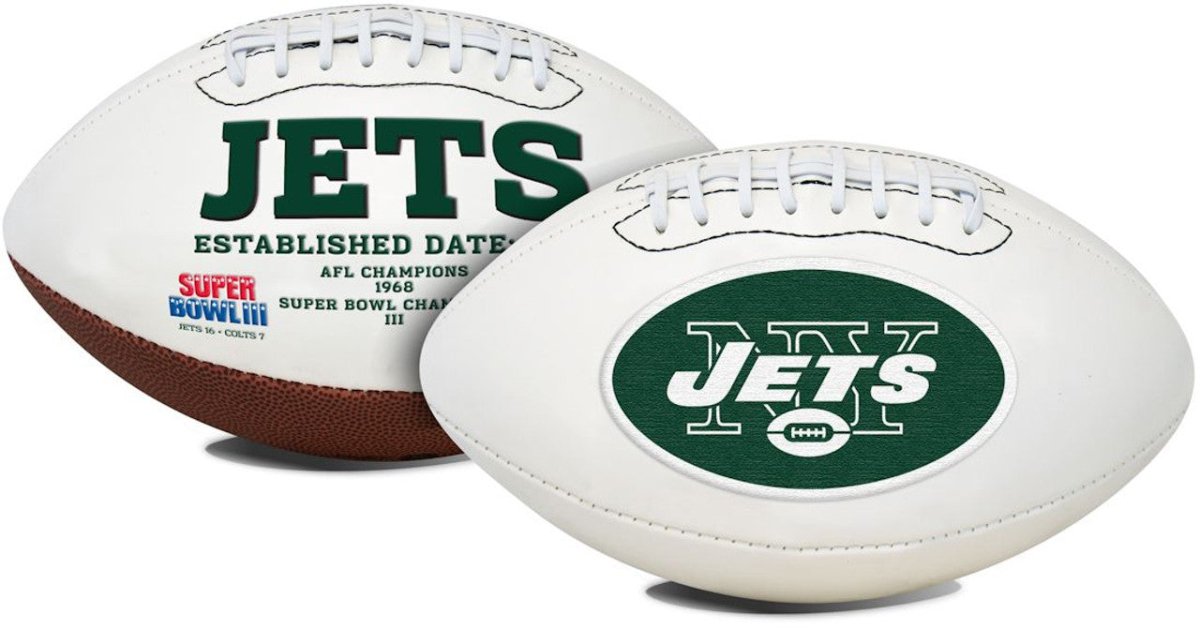 New York Jets Official NFL Logo Football - Game Day, Tailgating & Fan Gear for Football Enthusiasts