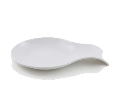 Elite M5511 White Melamine Spoon Holder - Durable Kitchen Organizer for Utensils, Perfect for Dining Tables, Countertops & Restaurants