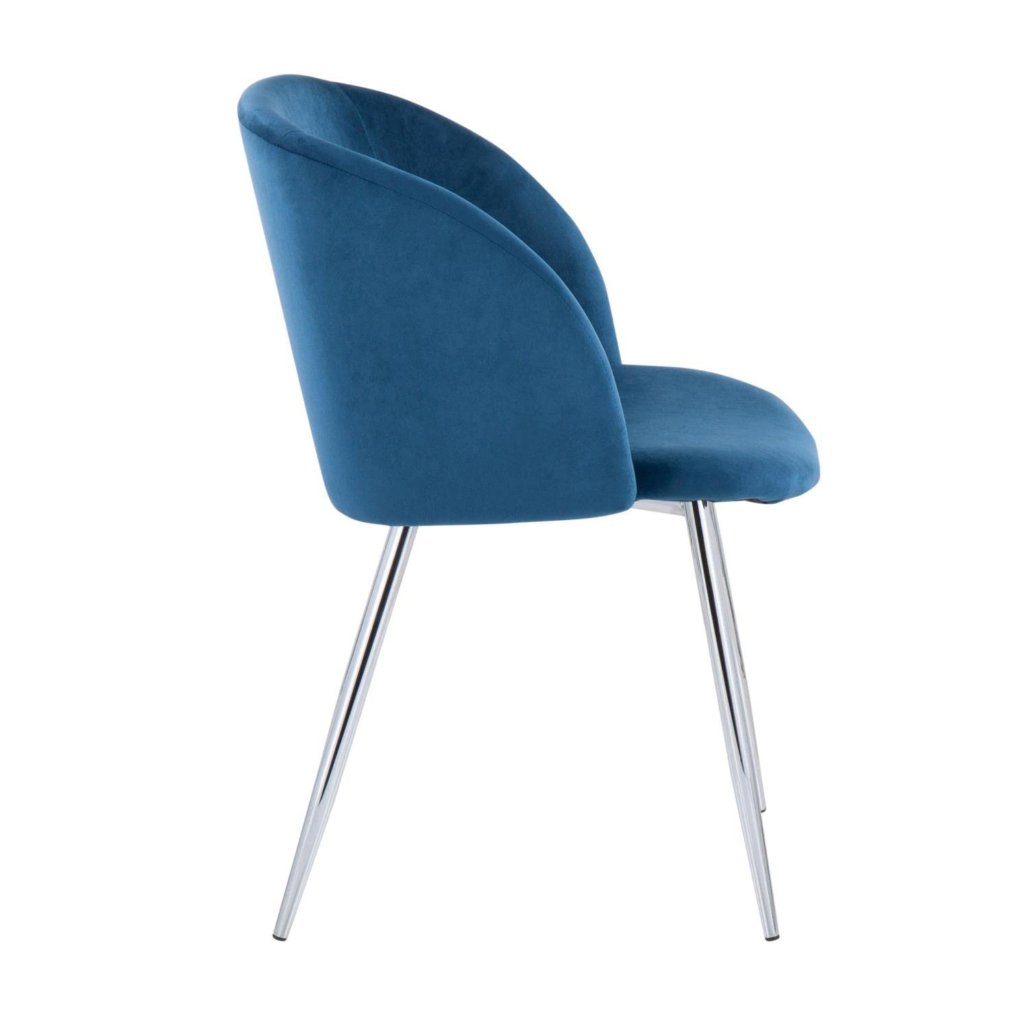 LumiSource Fran Chair - Set of 2 Modern Upholstered Dining Chairs for Kitchen Table, Comfortable Contemporary Seating for Home & Restaurant Use