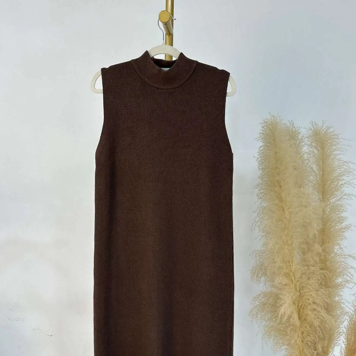 Warm Winter Thick Knitted Abaya Coat with Inner Vest - Modest Islamic Dress for Women | Perfect for Prayer, Holidays & Cold Weather