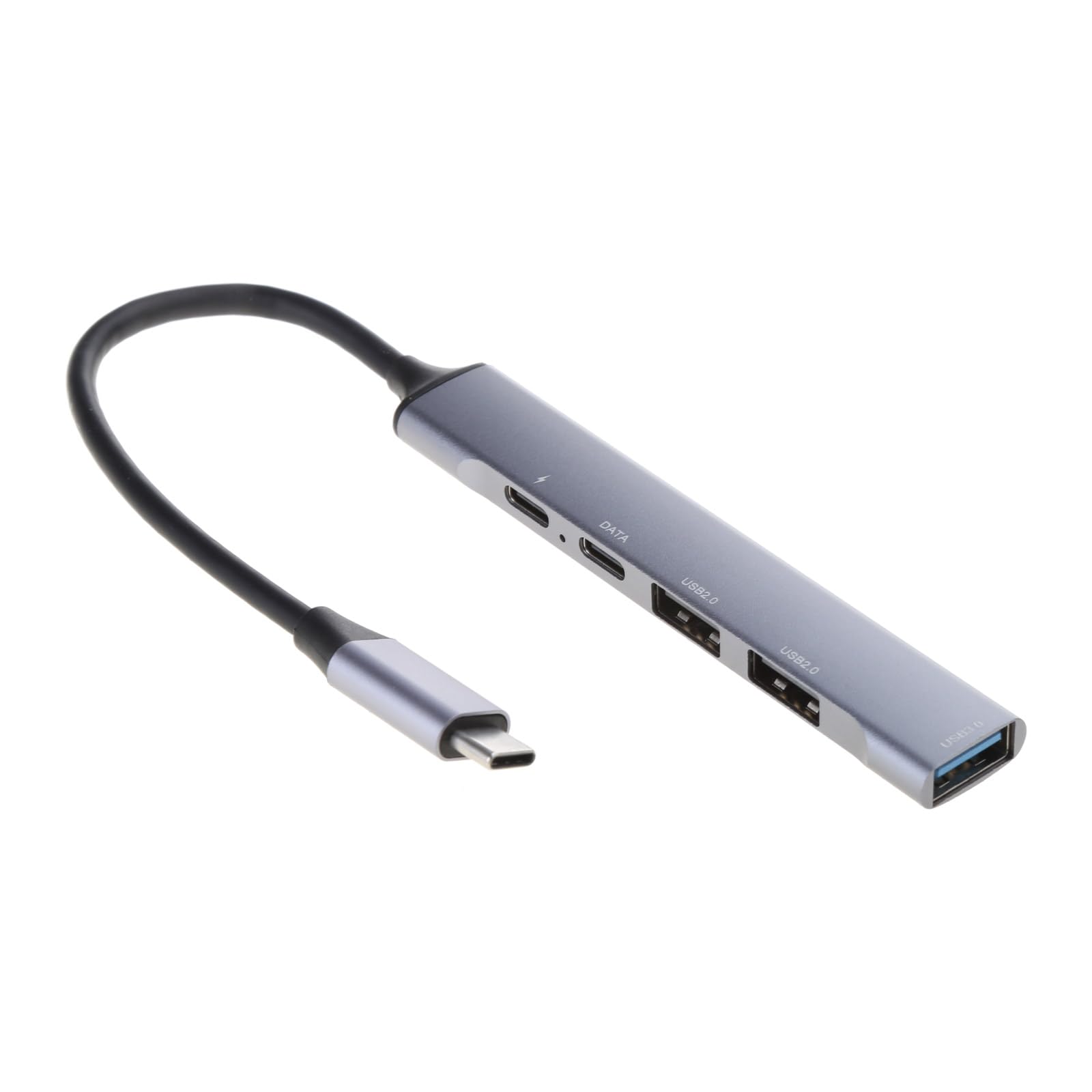 JTQYFI 7-in-1 USB C Hub with 60W PD Charging - 1xUSB 3.0, 2xUSB 2.0, 1xUSB-C Port - 10Gbps High Speed Data Transfer - Ultra Slim Aluminum Alloy Design for MacBook Pro/Air, iPad Pro, Dell XPS, Surface Laptop & More