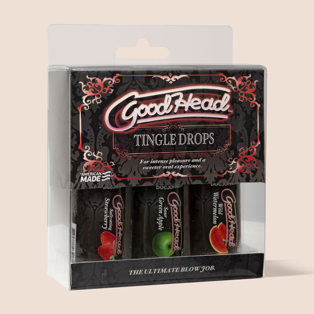 Goodhead™ Tingle Drops 3 Pack - Tingling & Sweetening Sensation Drops for Couples | Enhance Intimacy & Playfulness in the Bedroom
