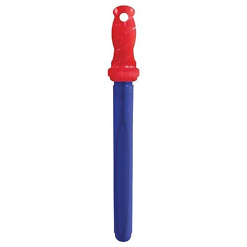 HollyDel 2-Pack Red & Blue Bubble Wands for 4th of July Parties & Outdoor Fun