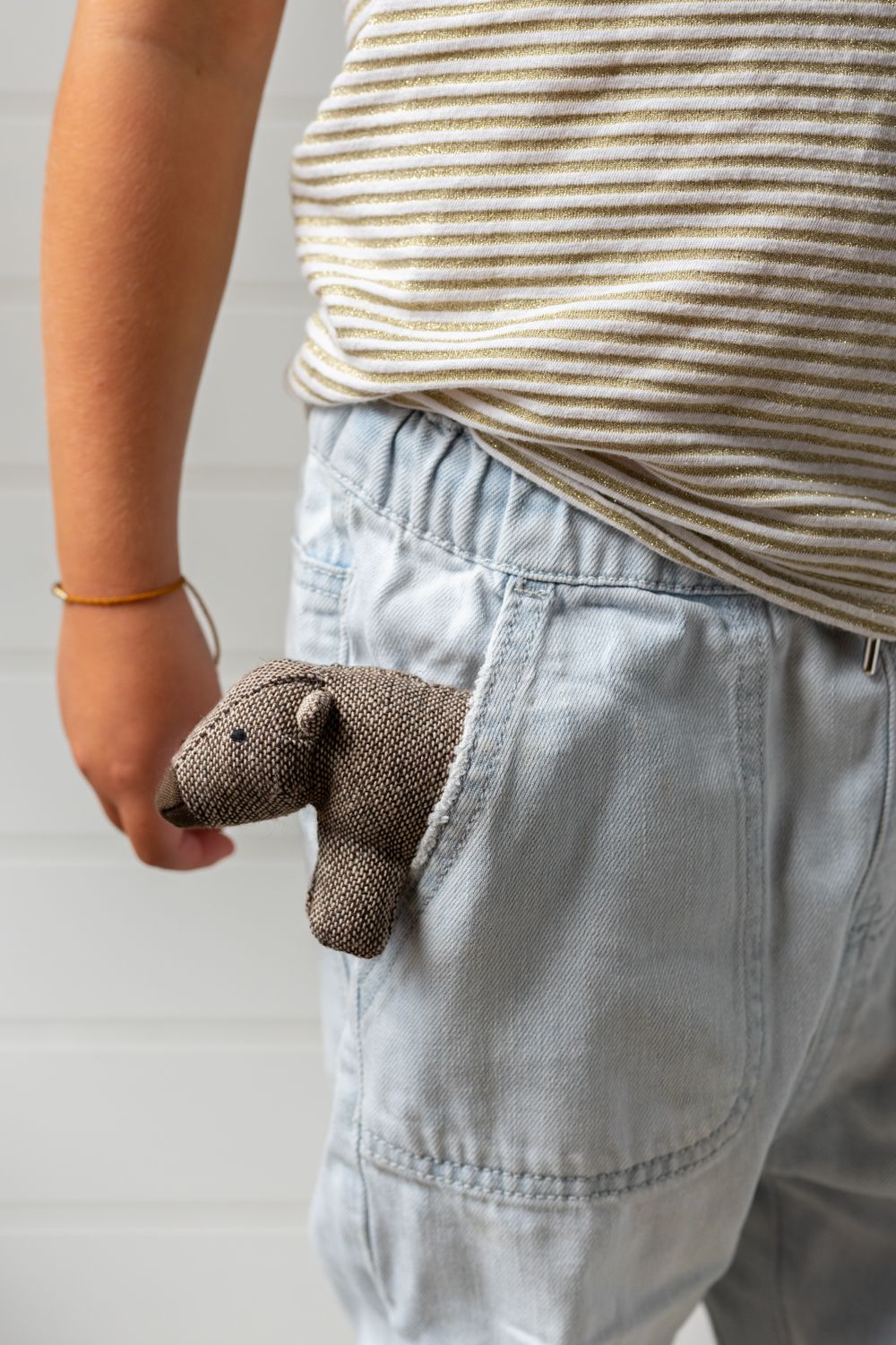 Mini Wally Wombat Baby Rattle Toy - Soft Plush Animal Teether for Newborns & Infants - Perfect for Sensory Play, Early Learning & Nursery Decor