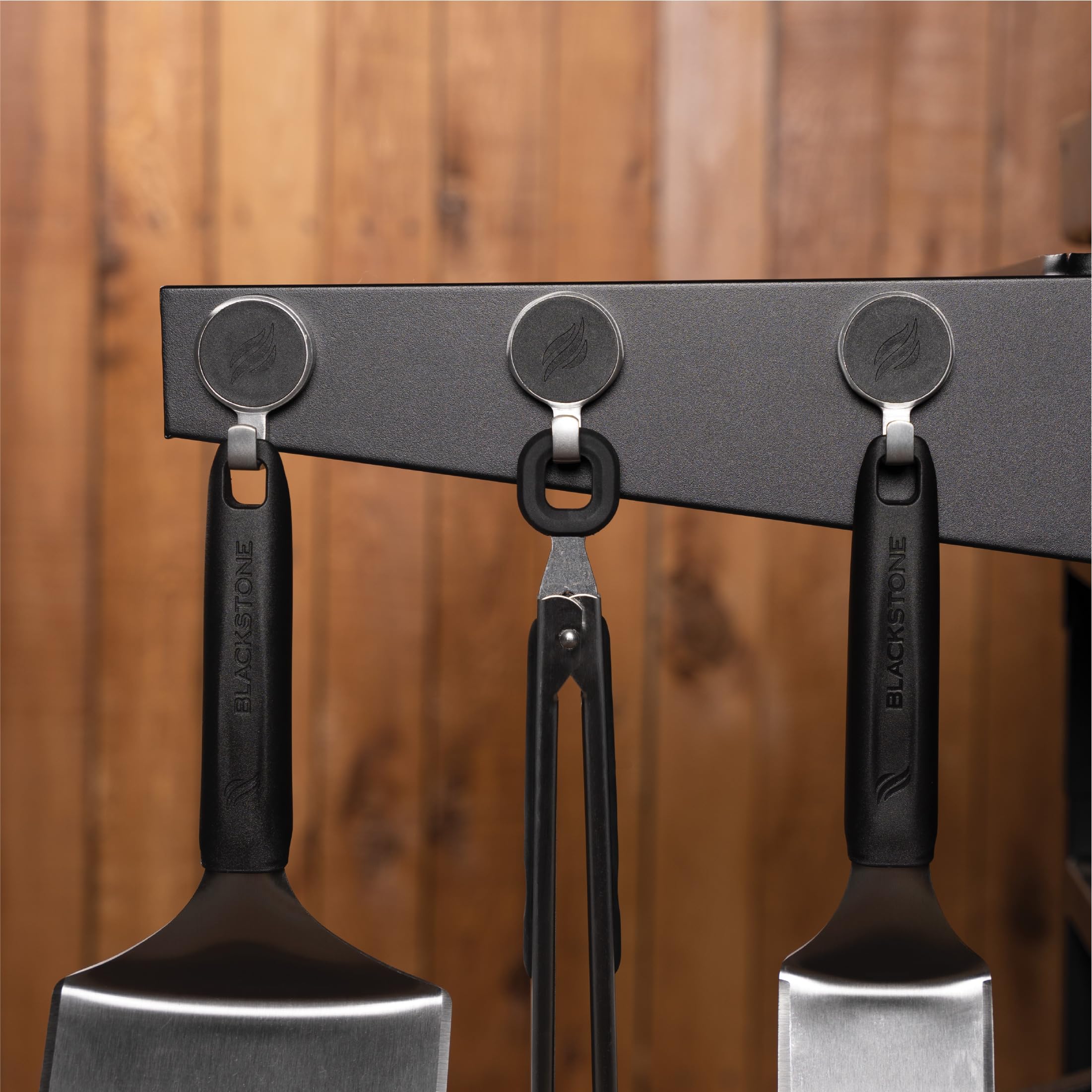 Blackstone 5188 Grease Gate & Tool Holder Combo - Heavy Duty Griddle Accessories for Outdoor Cooking, Camping & BBQ | Perfect for Backyard Grilling, Tailgating & RV Adventures