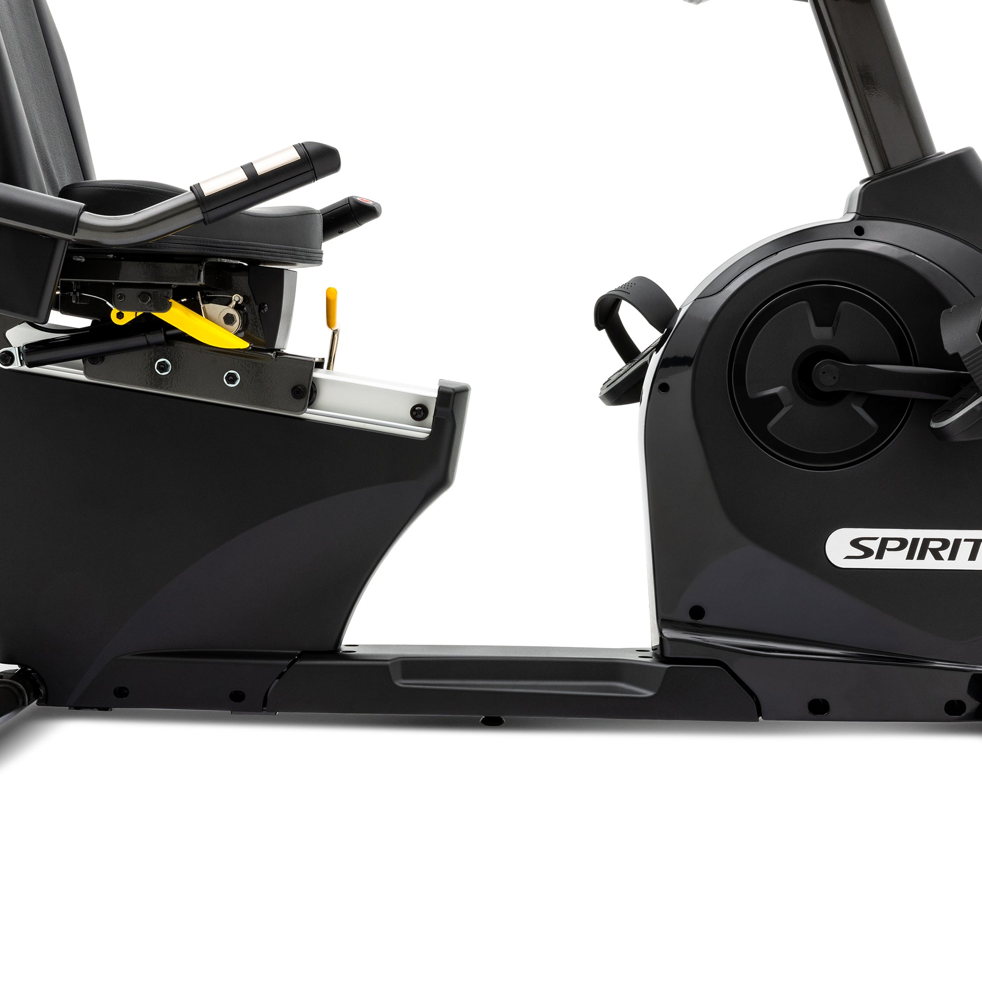 Spirit XBR95 Recumbent Exercise Bike for Home Gym - Low Impact Cardio Workout Machine for Seniors & Physical Therapy - Compact Indoor Cycling Bike with Adjustable Seat & LCD Display