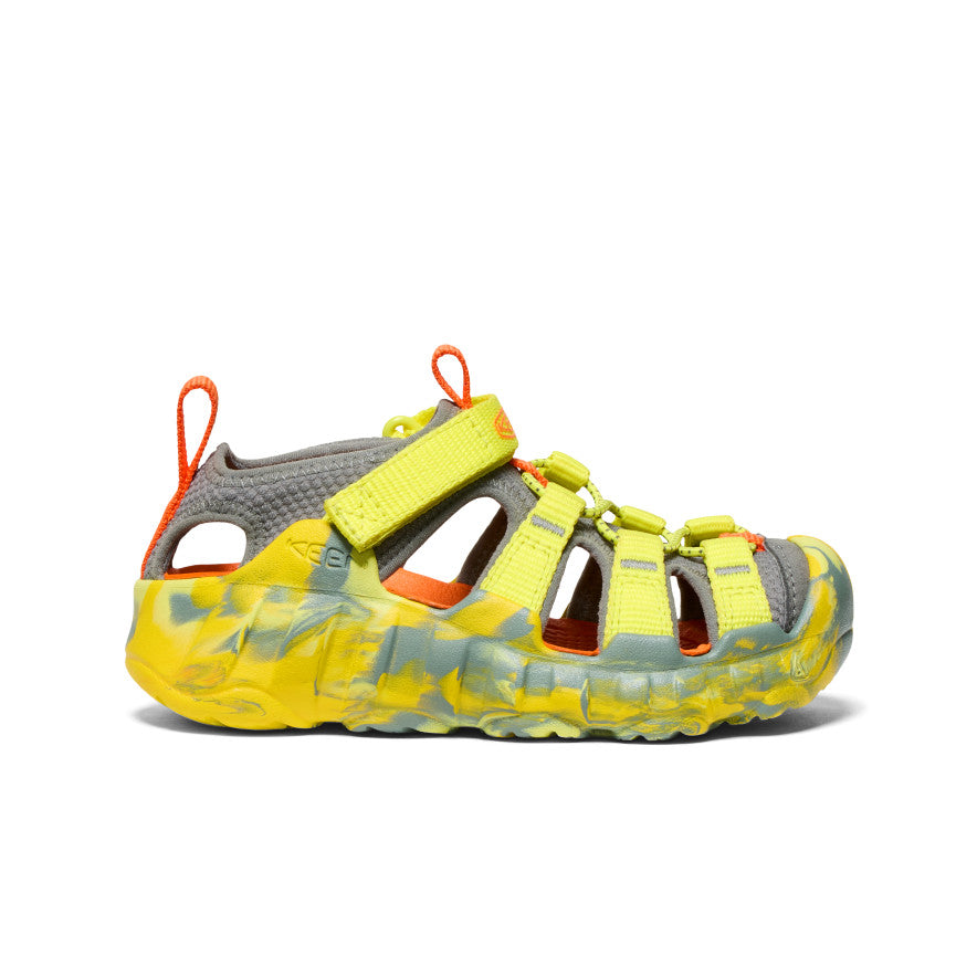 Little Kids' Hyperport H2 Sandal - Lightweight Water Shoes for Boys & Girls | Evening Primrose/Steel Grey | Perfect for Beach, Pool & Outdoor Play