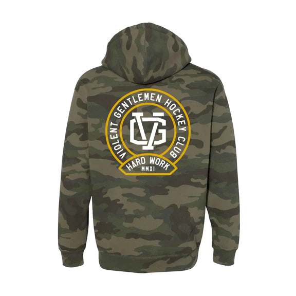 Violent Gentlemen Fastback Zip Hoodie - Forest Camo | Men's Stylish & Comfortable Pullover for Outdoor, Streetwear & Casual Wear