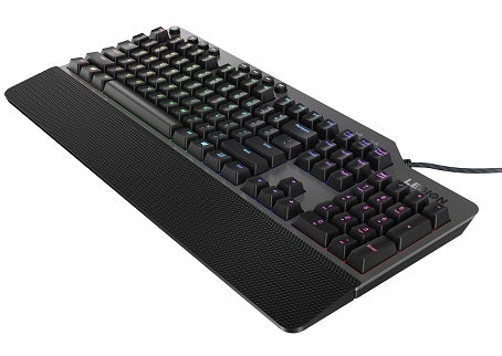 Lenovo Legion K500 RGB Mechanical Gaming Keyboard - Blue Switches, Anti-Ghosting, Wrist Rest - Perfect for PC Gaming, Esports & Office Work