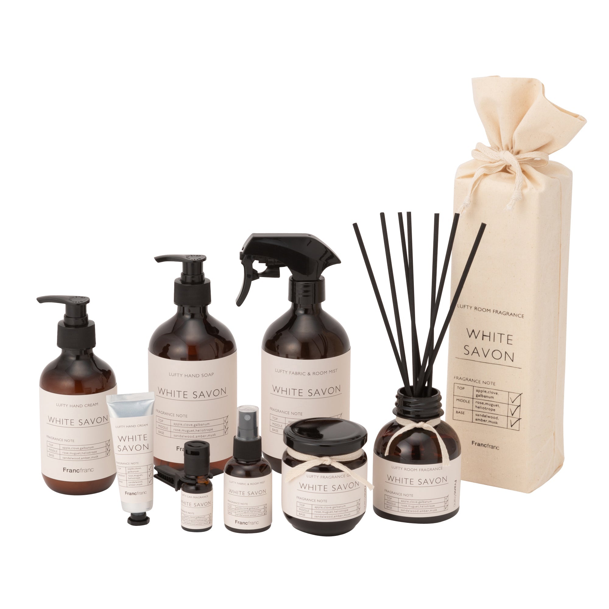 Lufty White Room Fragrance - Fresh & Long-Lasting Home Scent for Living Room, Bedroom & Office | Aromatherapy Air Freshener for Relaxation & Stress Relief