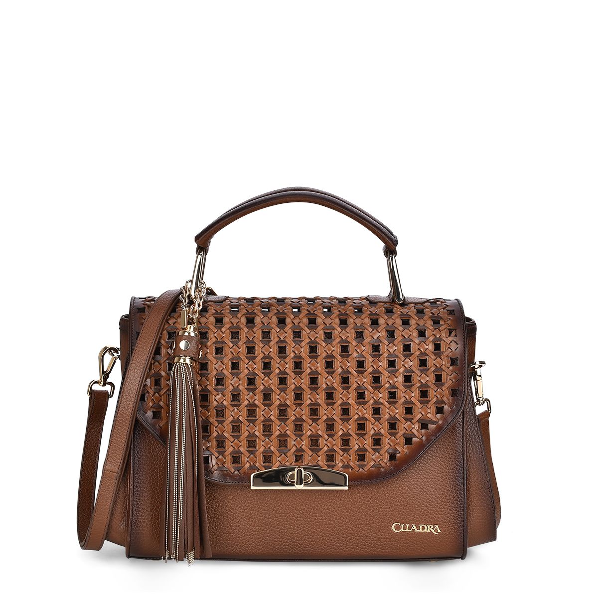 BOD32RS Women's Casual Fashion Leather Shoulder Bag - Stylish Honey Brown Crossbody Purse for Everyday Use, Work, and Travel