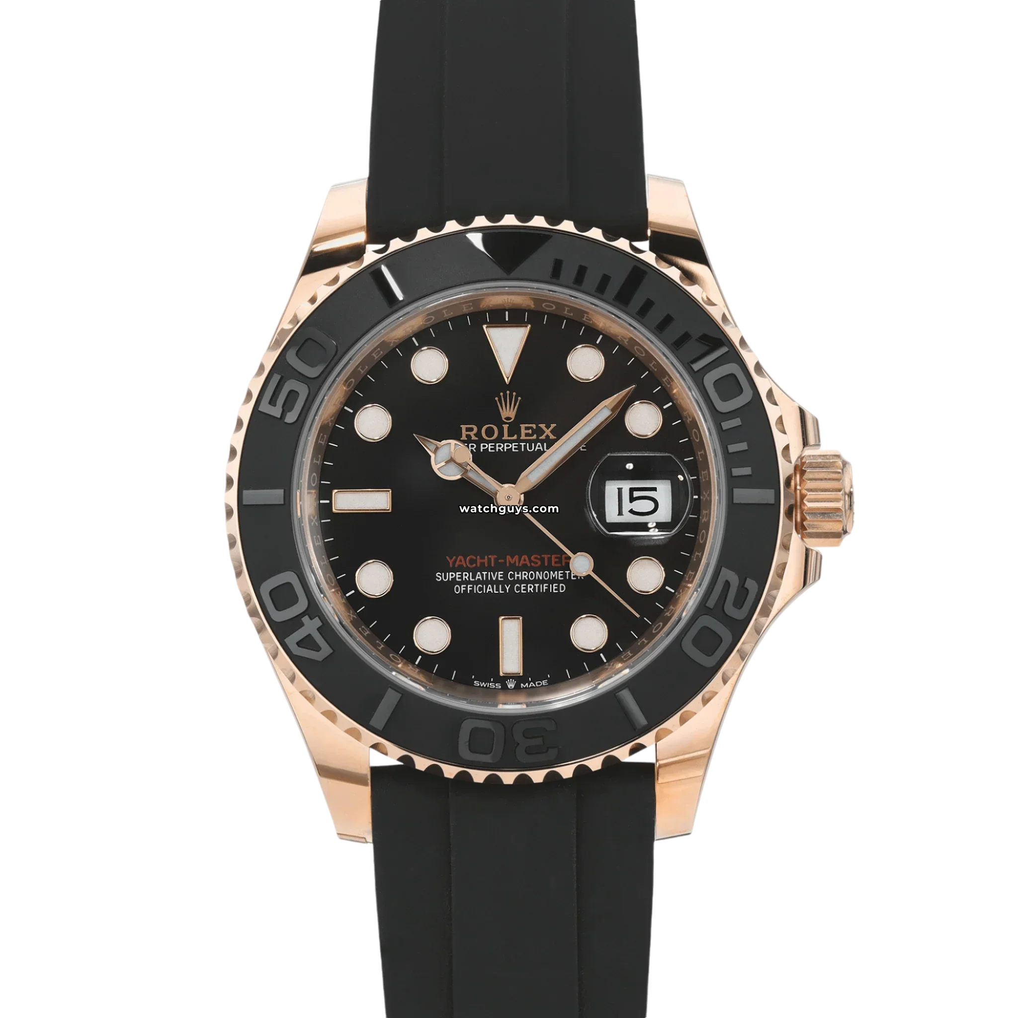 Rolex Yacht Master 126655 Luxury Watch with Oysterflex Bracelet - Perfect for Sailing, Yachting & High-End Fashion Occasions