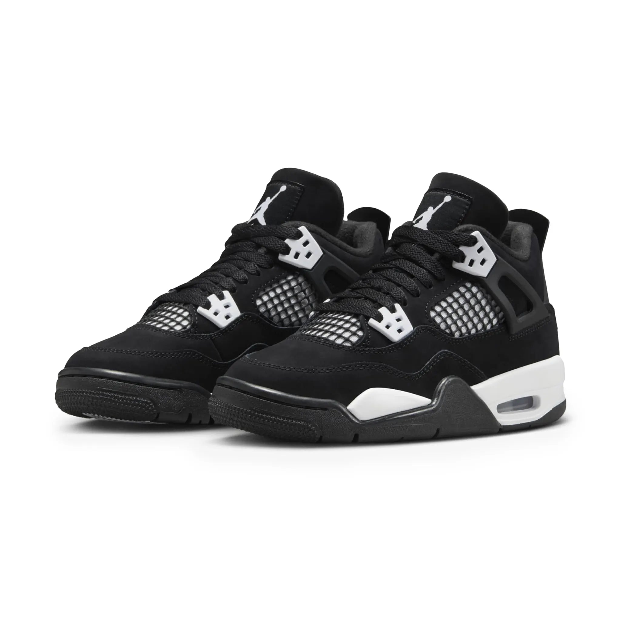 Air Jordan 4 Retro White Thunder (GS) - Kids' Basketball Shoes for Boys & Girls | Perfect for School, Sports & Streetwear Fashion