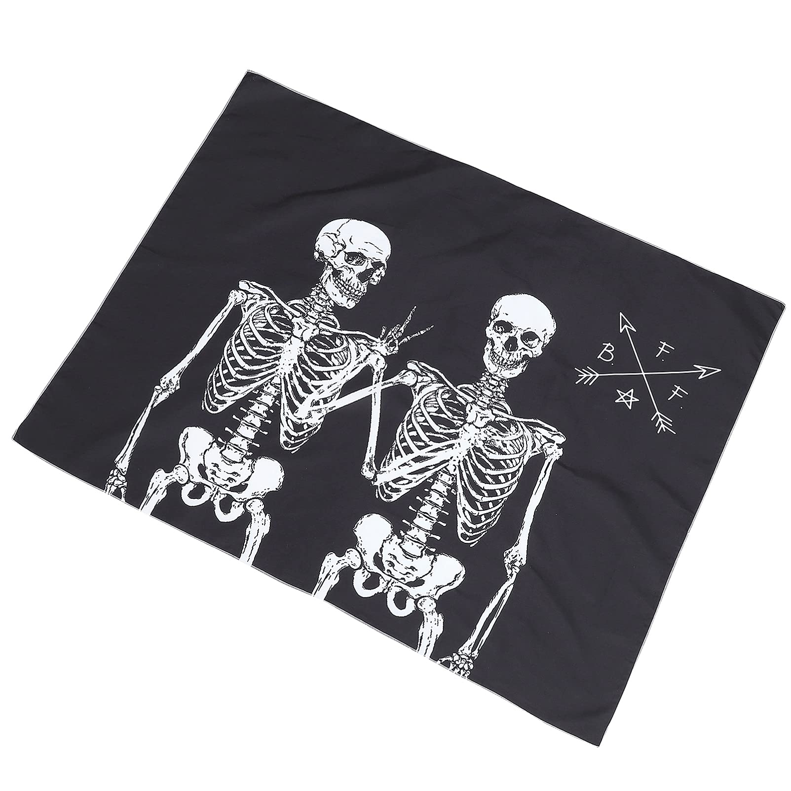 Skeleton Tapestry Wall Hanging - Halloween Skull Decor for Bedroom & Dorm