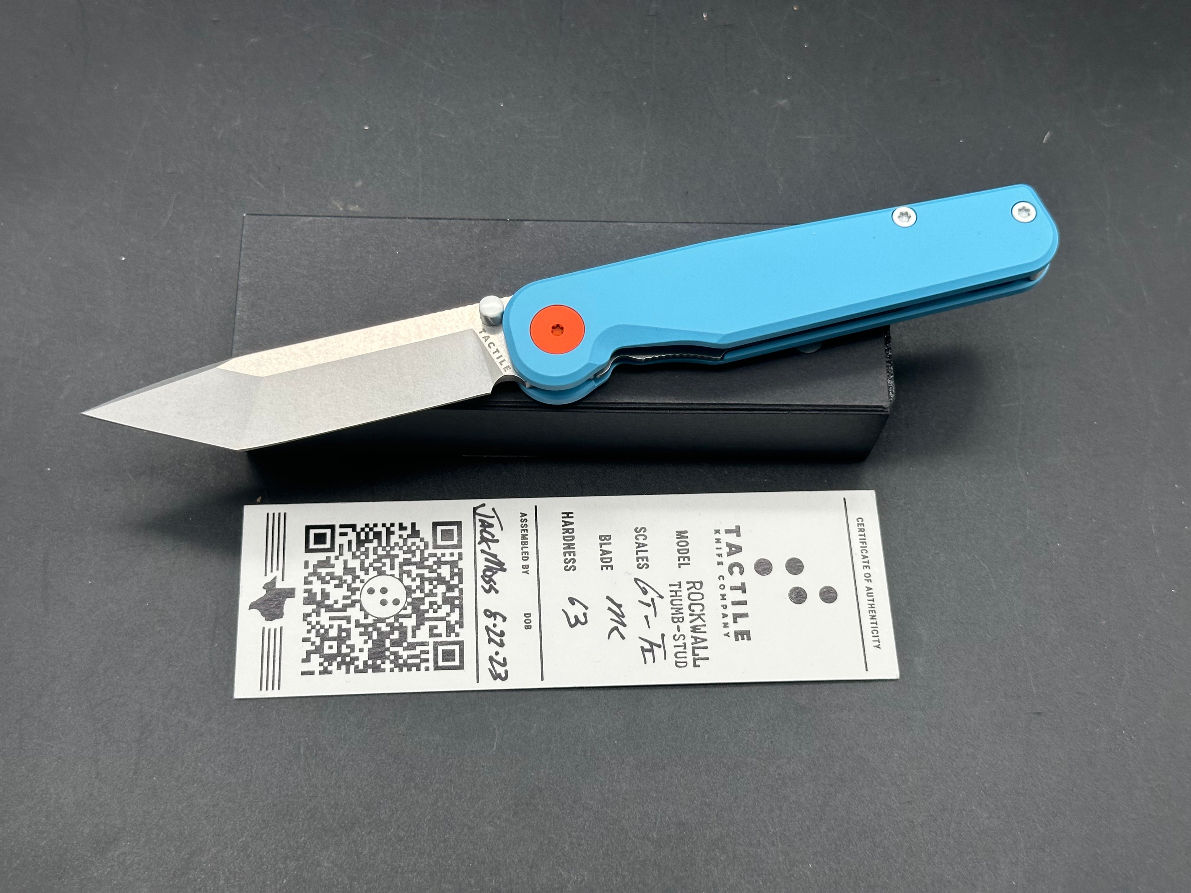 Tactile GT Rockwall Thumbstud Tanto MagnaCut Folding Knife - EDC, Outdoor, Camping & Survival Gear