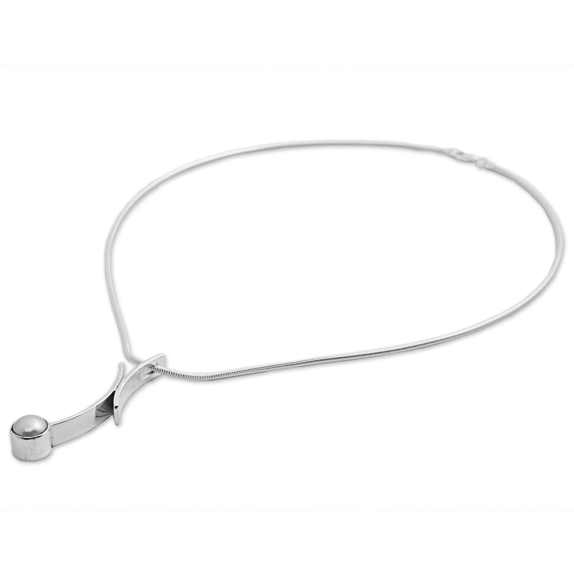 Freshwater Pearl Silver Choker Necklace - Elegant Jewelry for Special Occasions