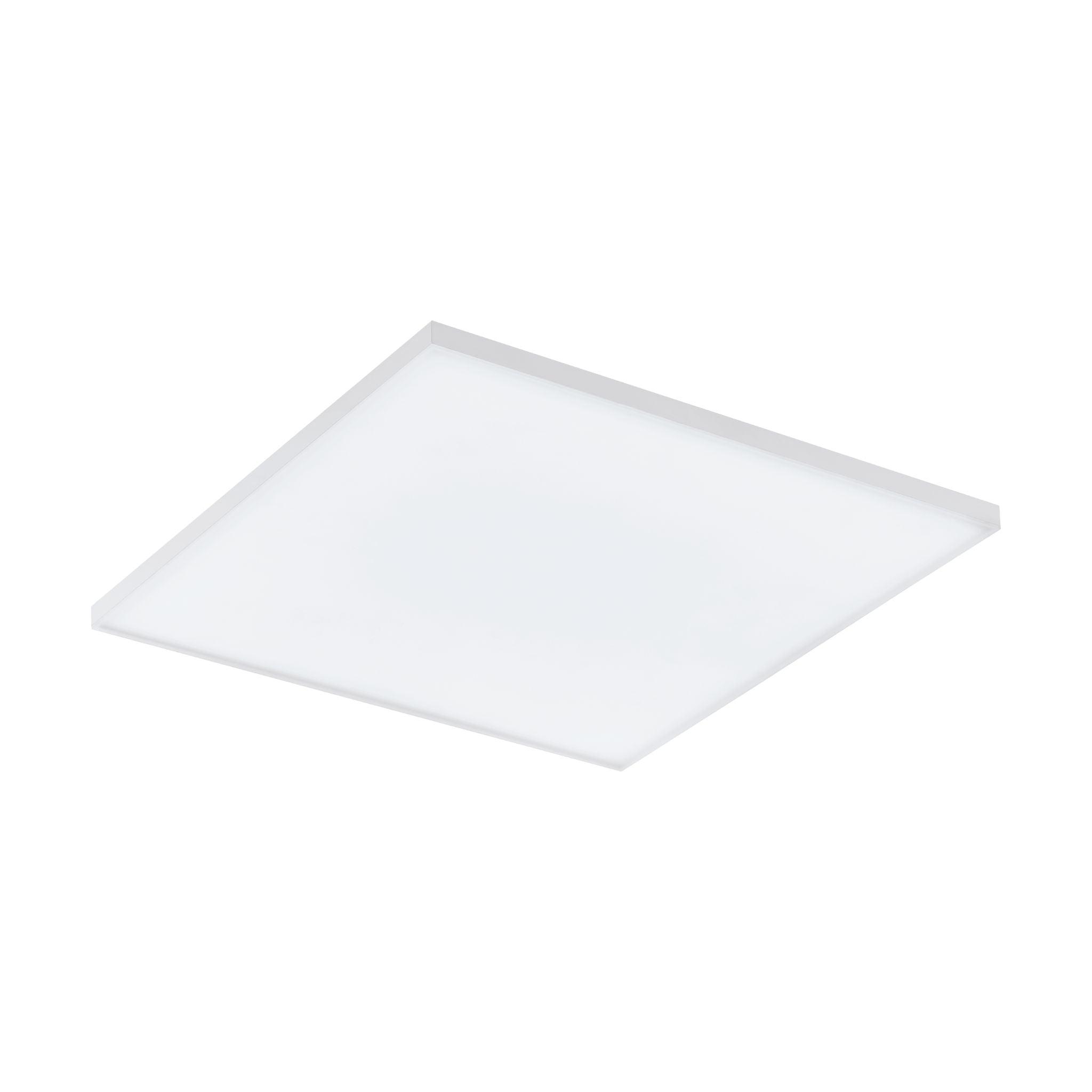 Eglo Connect Turcona Z Smart Square White LED Ceiling Flush Mount Light 45cm - Modern Smart Lighting for Home, Office & Commercial Spaces