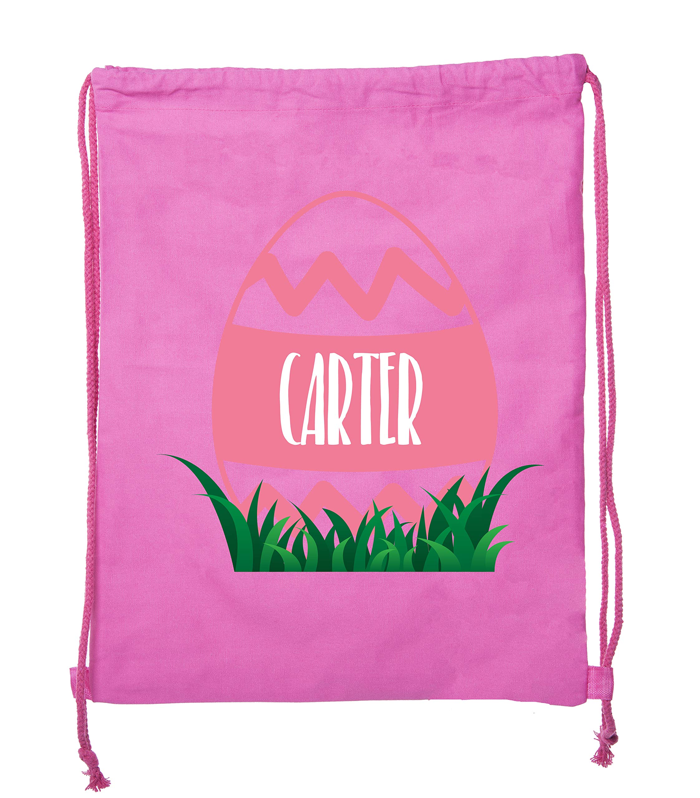 Custom Personalized Easter Basket Bags - Cotton Drawstring Backpacks for Easter Egg Hunt & Gifts | Reusable Easter Party Favors for Kids & Adults