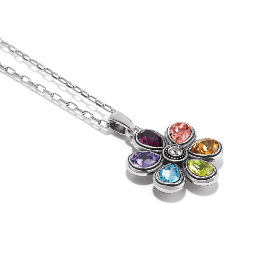 Bellissima Fiore Reversible Pendant Necklace for Women - 18K Gold Plated Floral Jewelry Gift for Her - Perfect for Date Night, Anniversary & Special Occasions