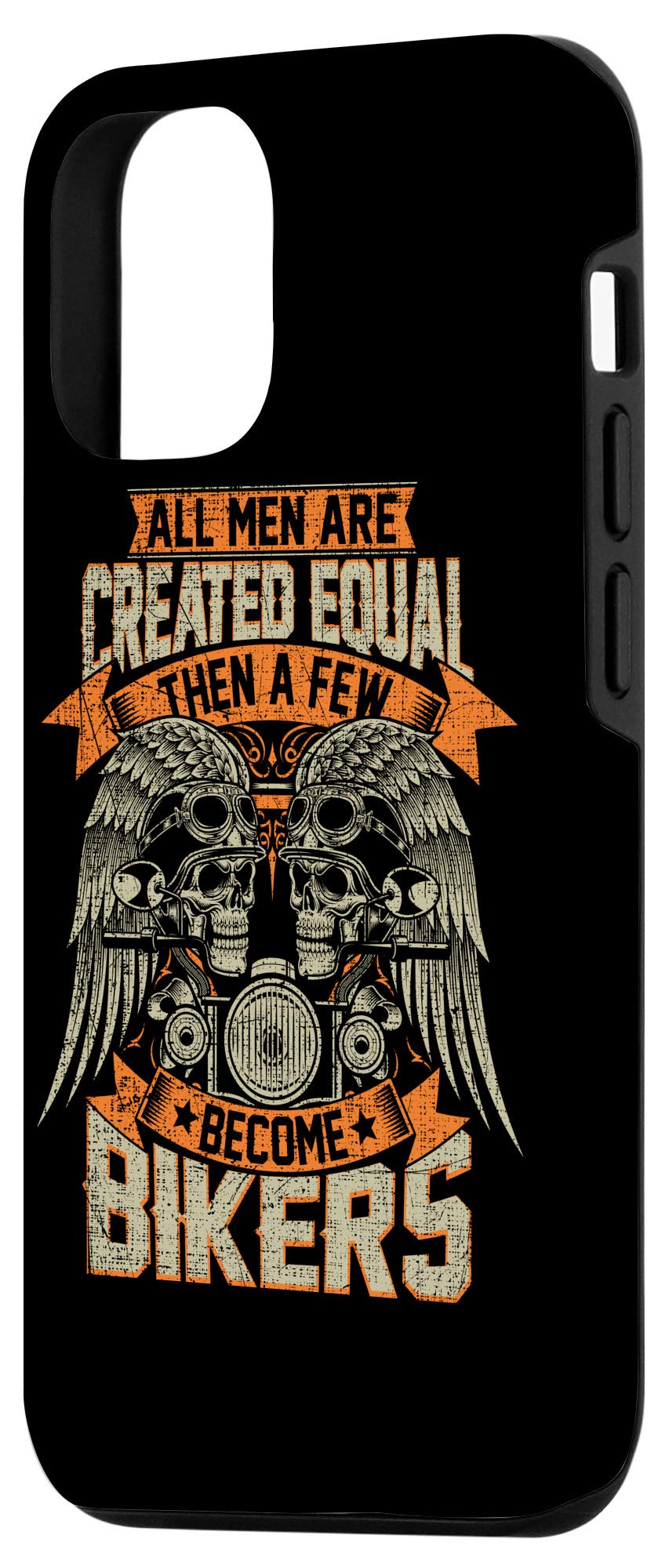 iPhone 12/12 Pro Motorcycle Case for Men - Durable Biker Grunge Design Phone Cover - Perfect for Riding, Outdoor Adventures & Daily Protection