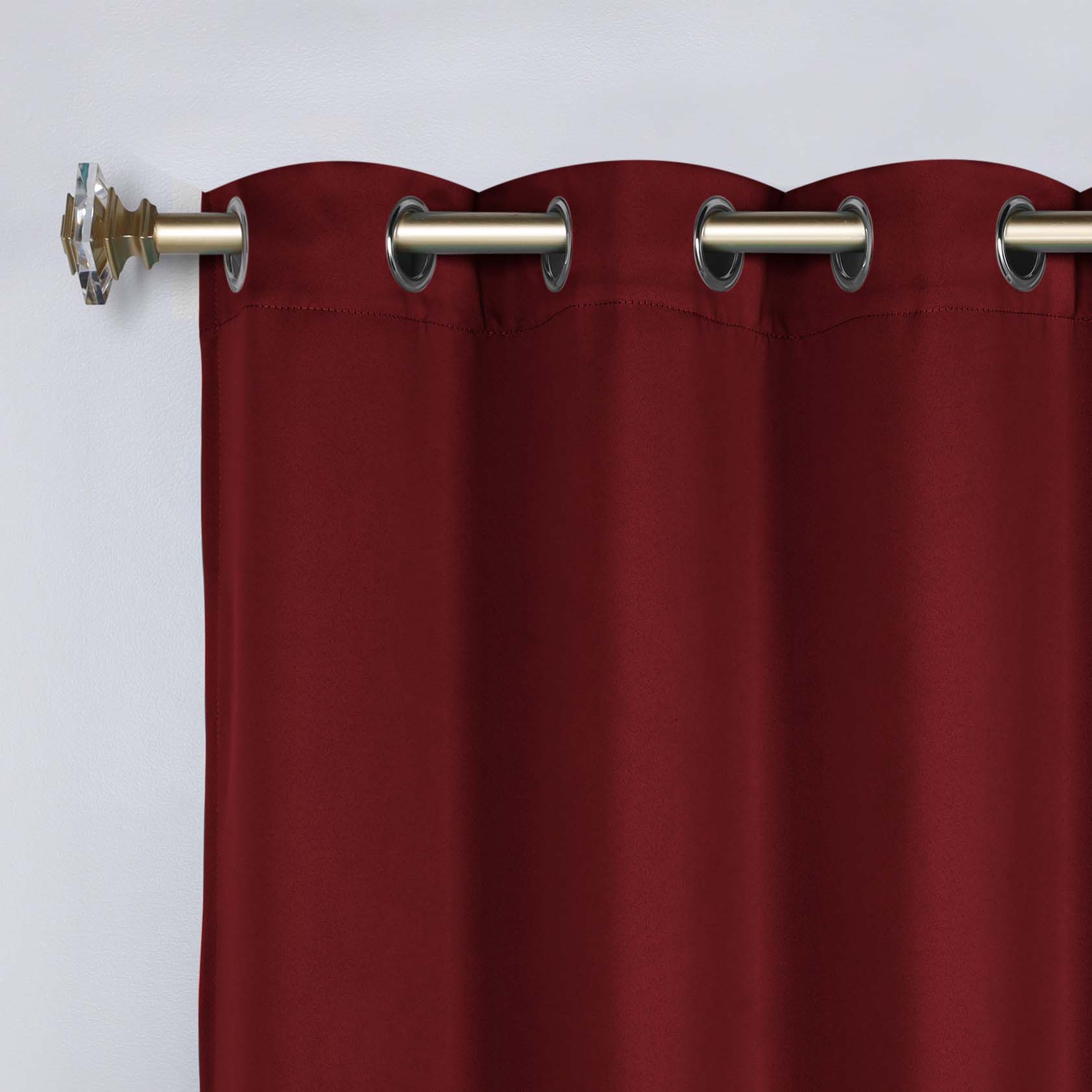 Classic Modern Solid Blackout Curtain Panels - Set of 2 for Bedroom, Living Room & Nursery - Light Blocking Thermal Insulated Window Drapes