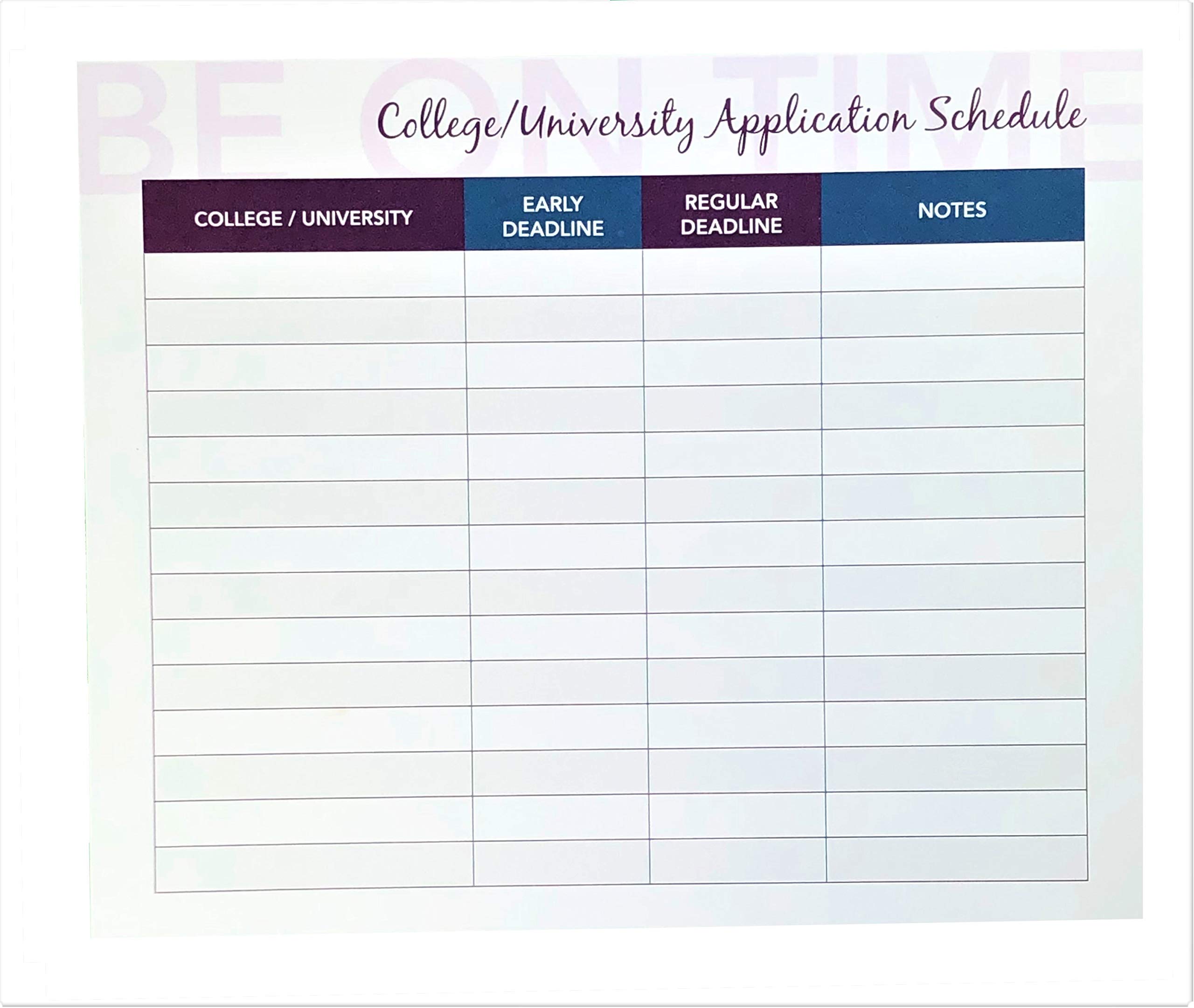 RE-Focus Academic Planner - College & University Scholarship Organizer, Study Schedule Timeline Tool for Students | Perfect for School, Homework & Exam Planning