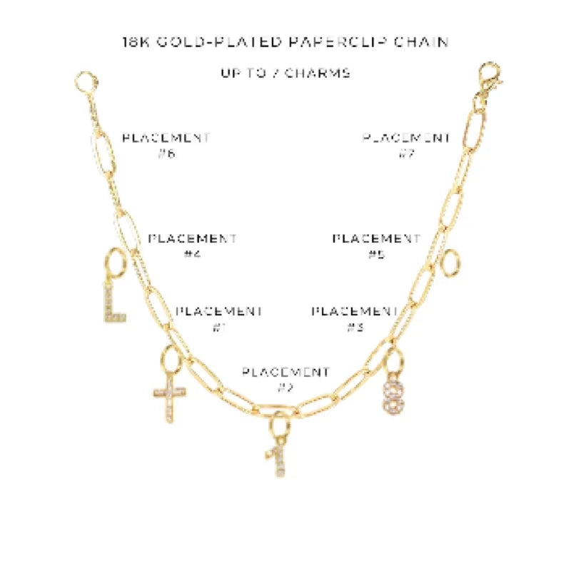 Elegant Charm Bracelet with Assorted Charms - Perfect Gift for Women & Girls | Trendy Jewelry for Parties, Anniversaries & Everyday Wear