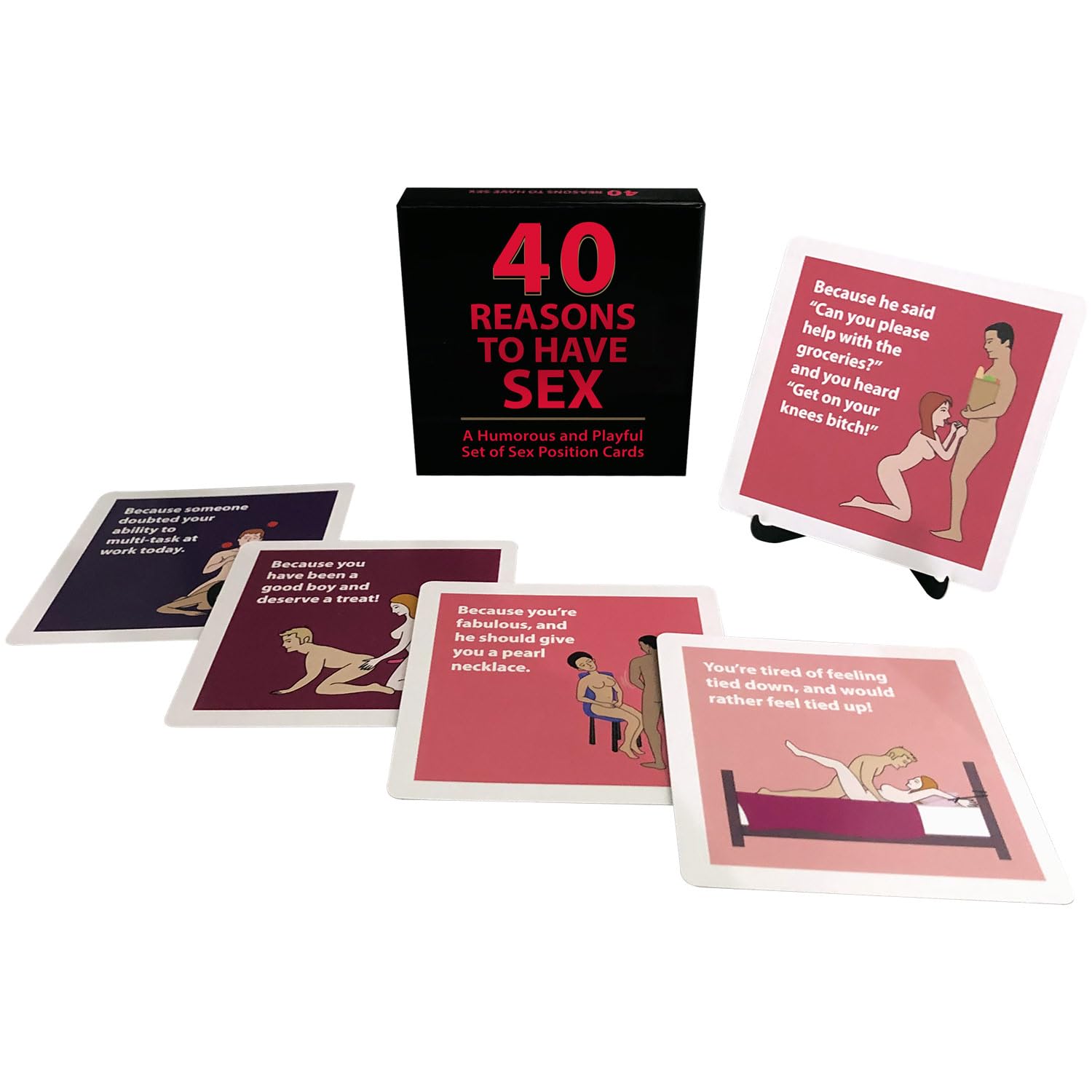40 Reasons to Have Sex Card Game - Fun & Intimate Couples Game for Date Nights, Parties & Relationship Building