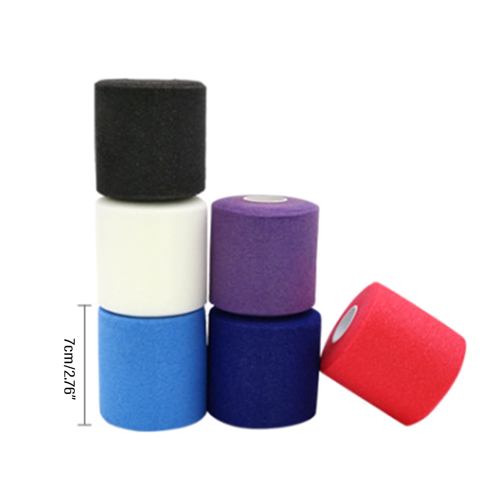 Muloo Soft Sports Tape - 1 Roll Non-Adhesive Protective Foam Underwrap for Ankle, Wrist & Hand Support | Ideal for Athletic Training, Injury Prevention & Recovery