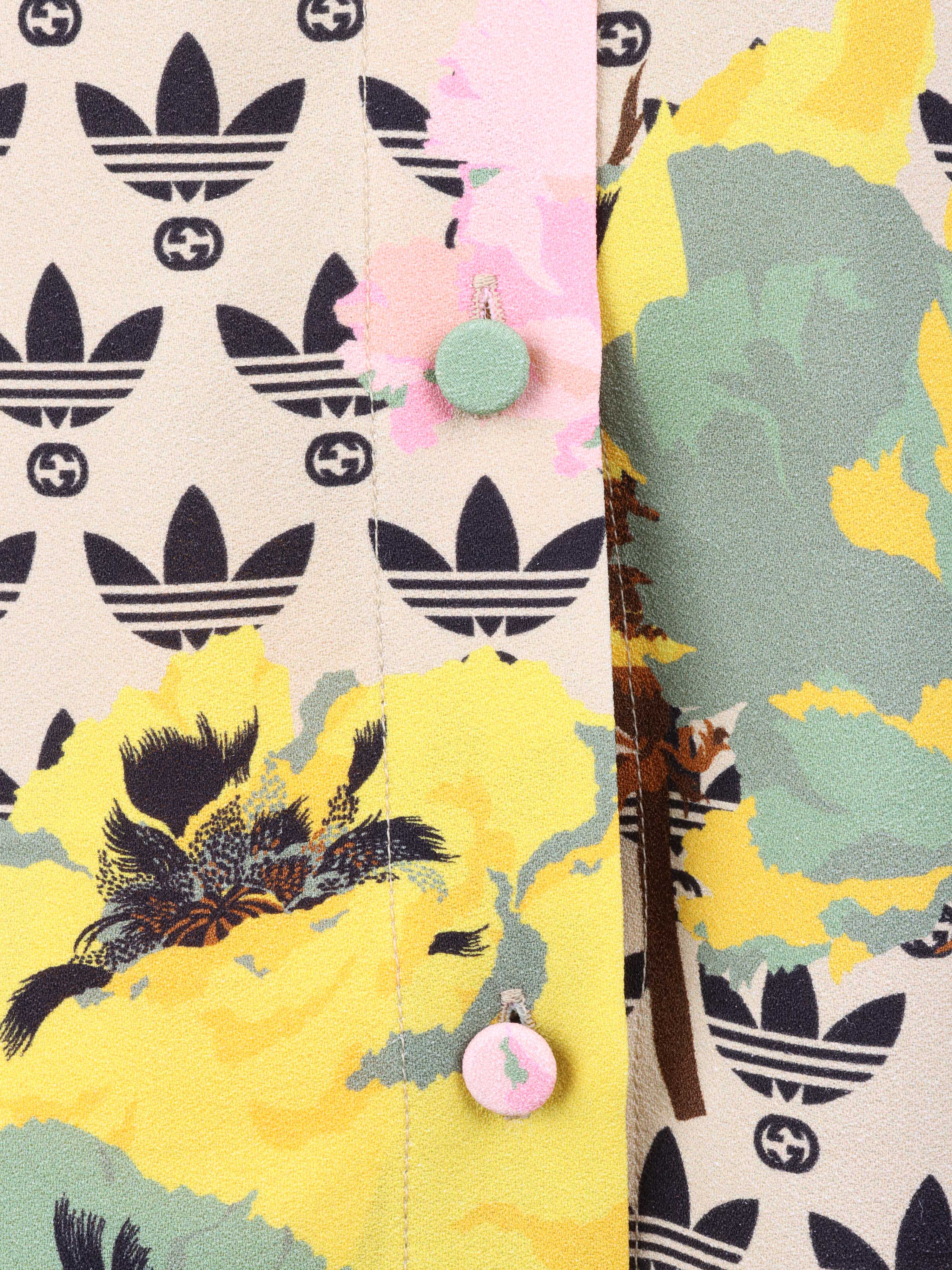 Gucci x Adidas GG Trefoil Poppy Shirt - Stylish Designer Collab T-Shirt for Men & Women | Perfect for Streetwear, Casual Outfits & Fashion Events