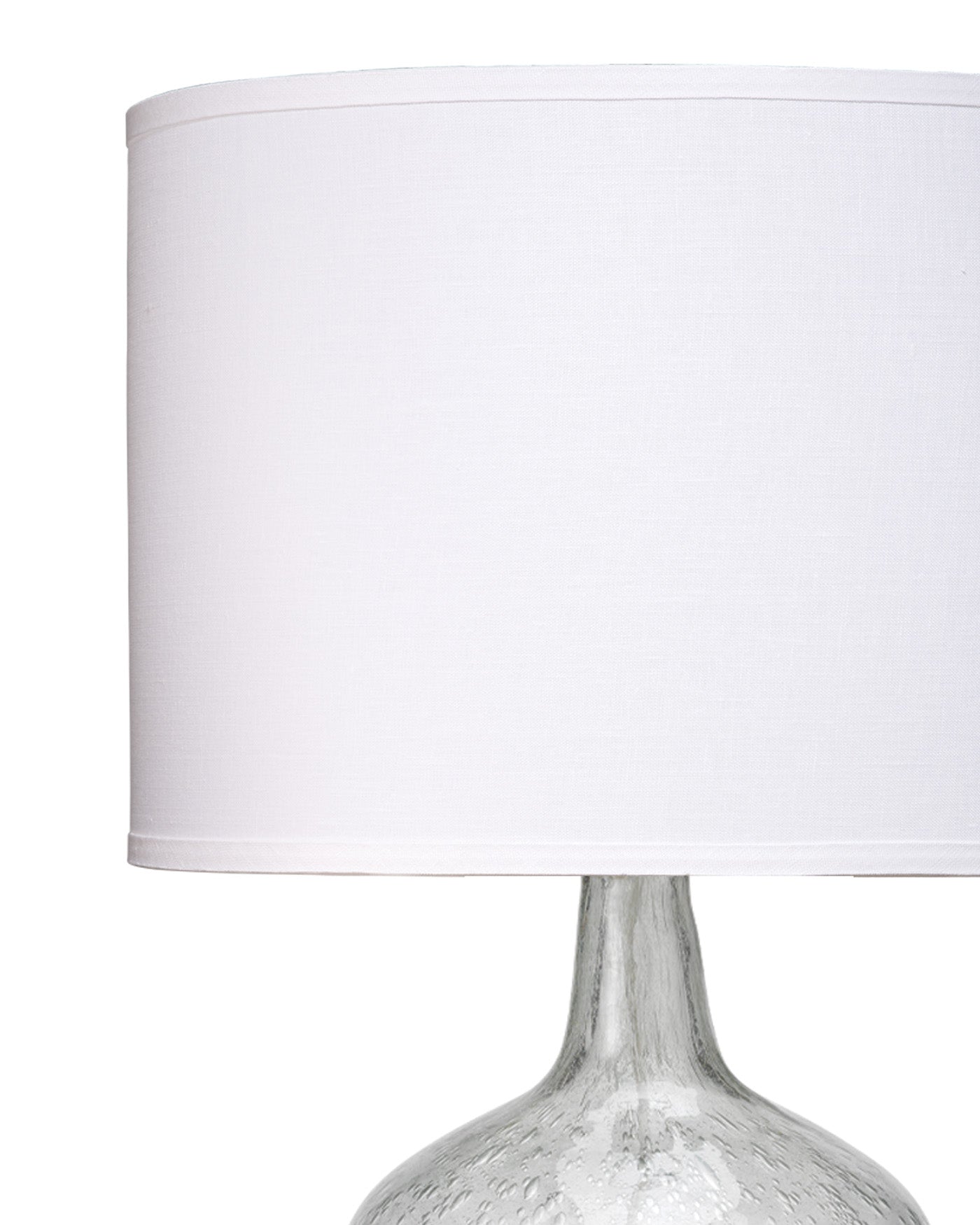 Medium Plum Jar Lamp with Clear Glass - Perfect for Bedroom, Living Room, and Office Decor