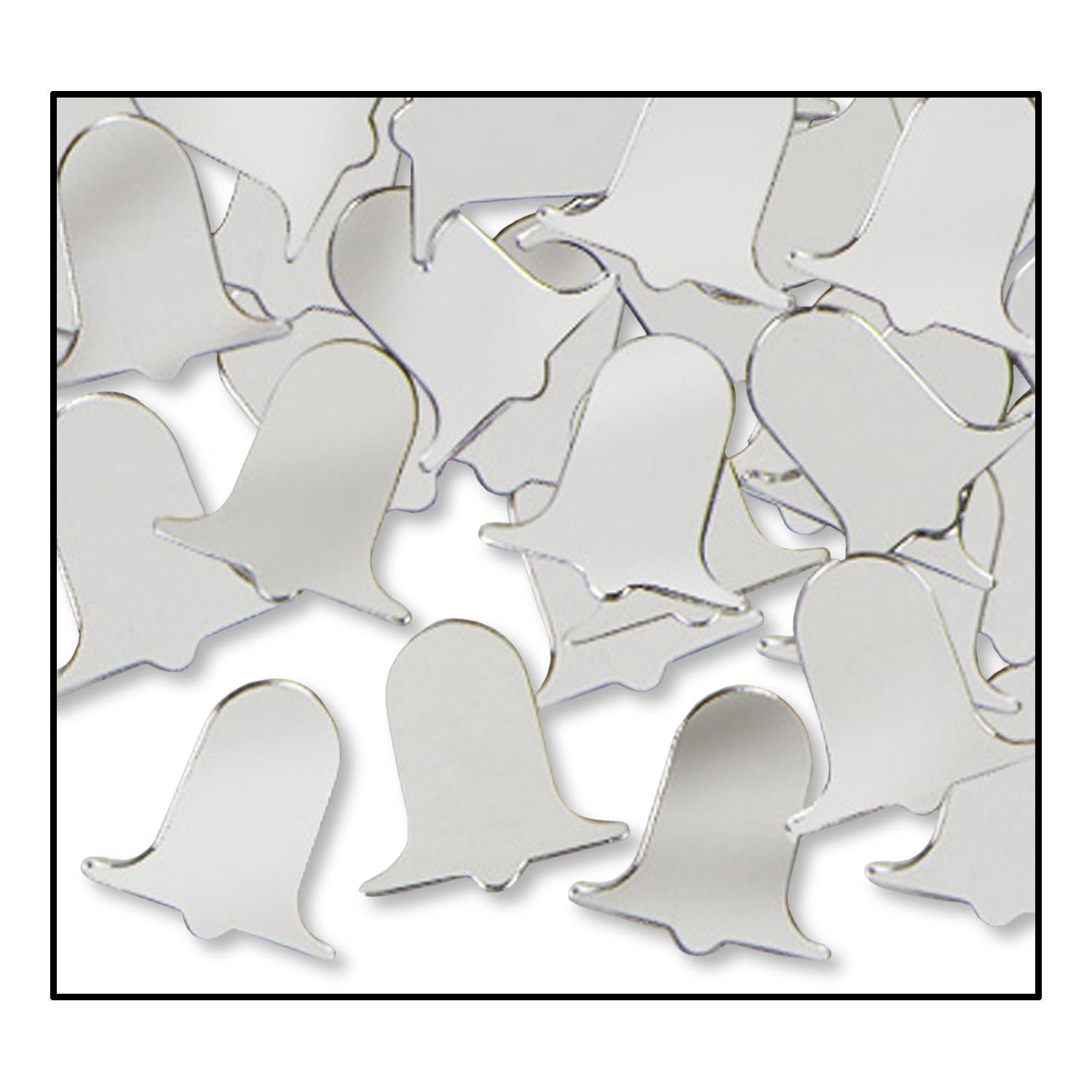 12 Pack Silver Confetti Wedding Bells - 1 Oz per Pack - Perfect for Weddings, Bridal Showers & Party Decorations